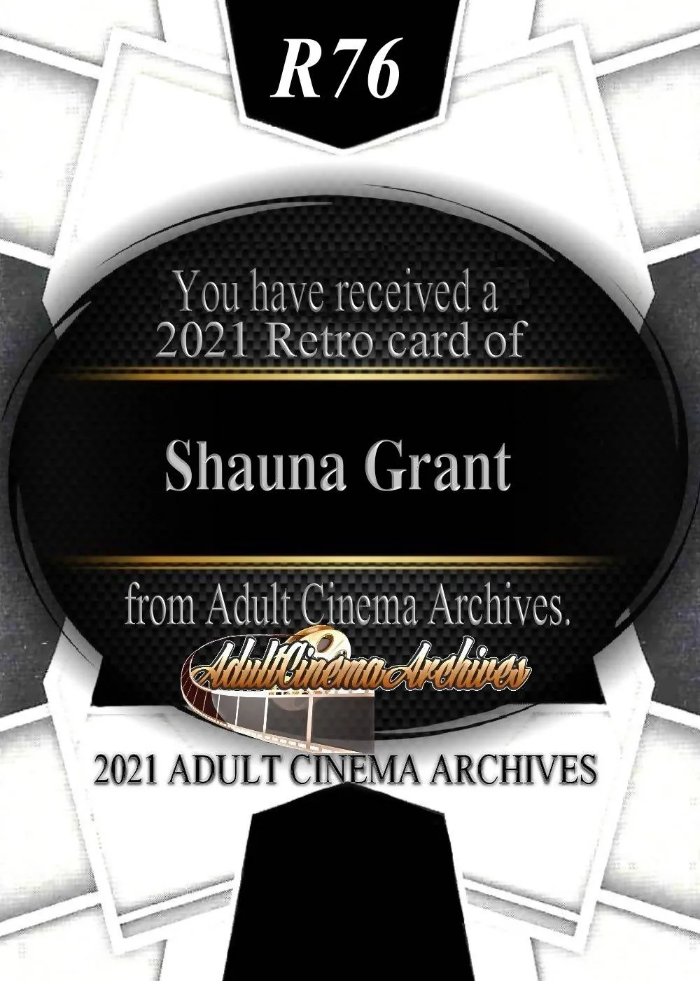 2021 Retro Shauna Grant Nude Card