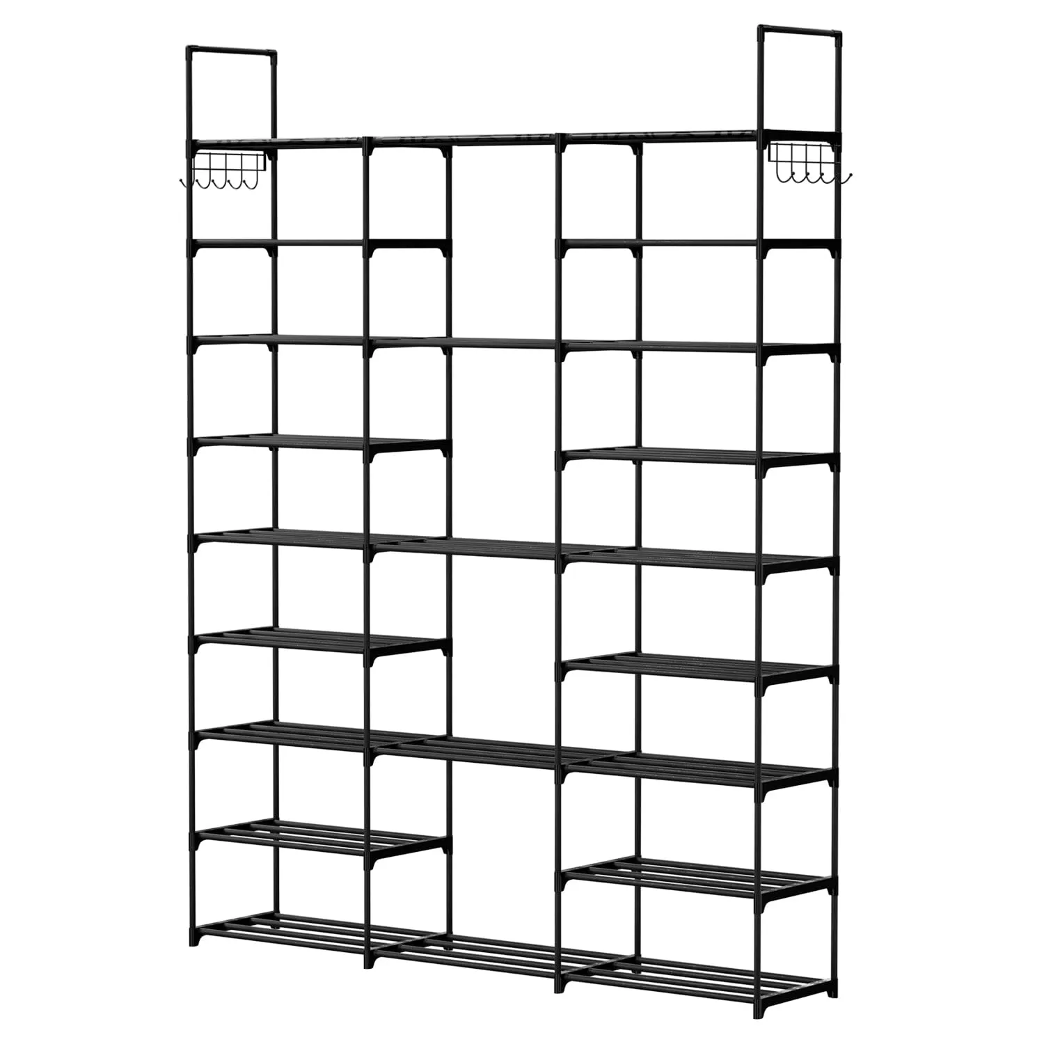 9-Tier: Shoe Rack Metal Storage