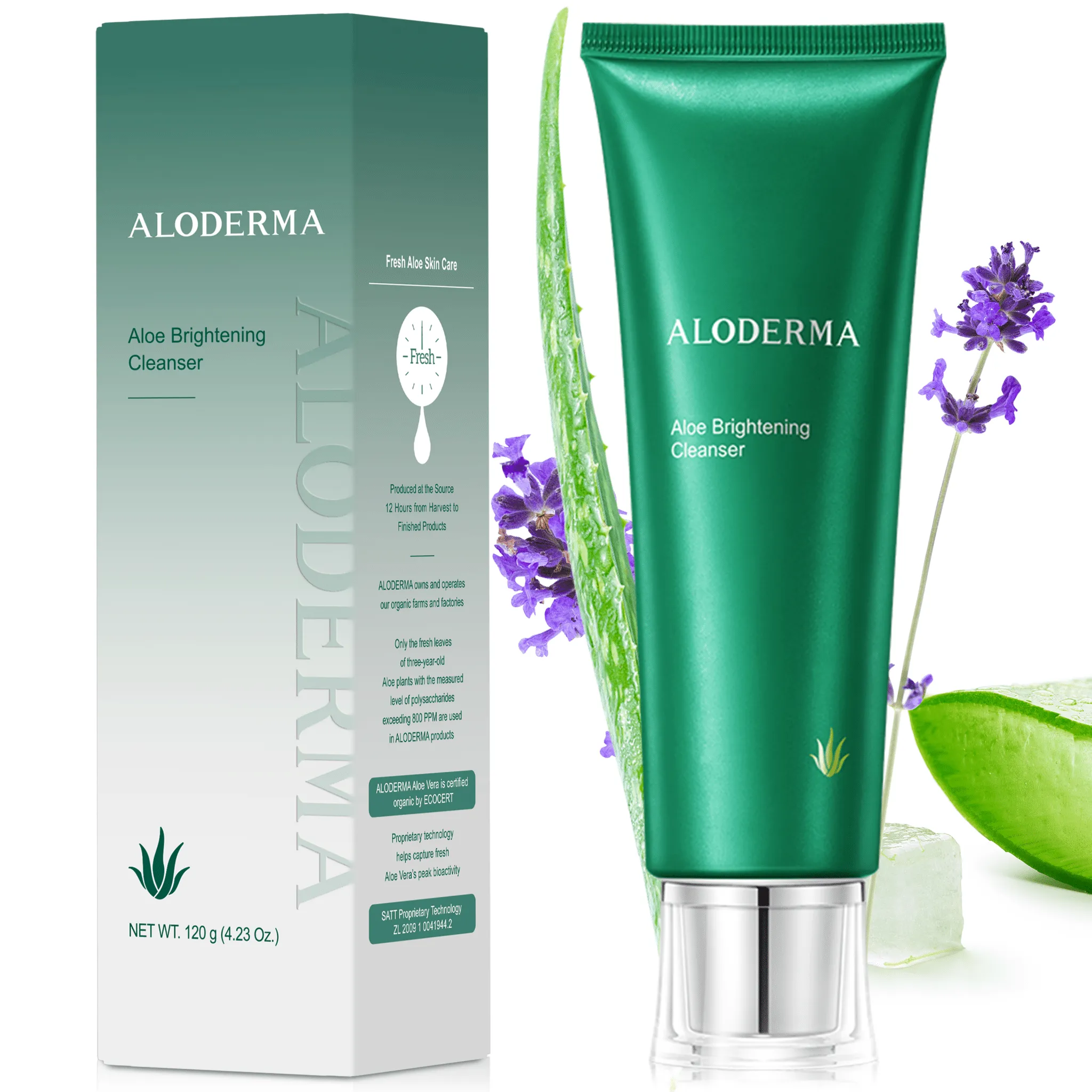 Aloe Brightening Facial Cleanser by ALODERMA