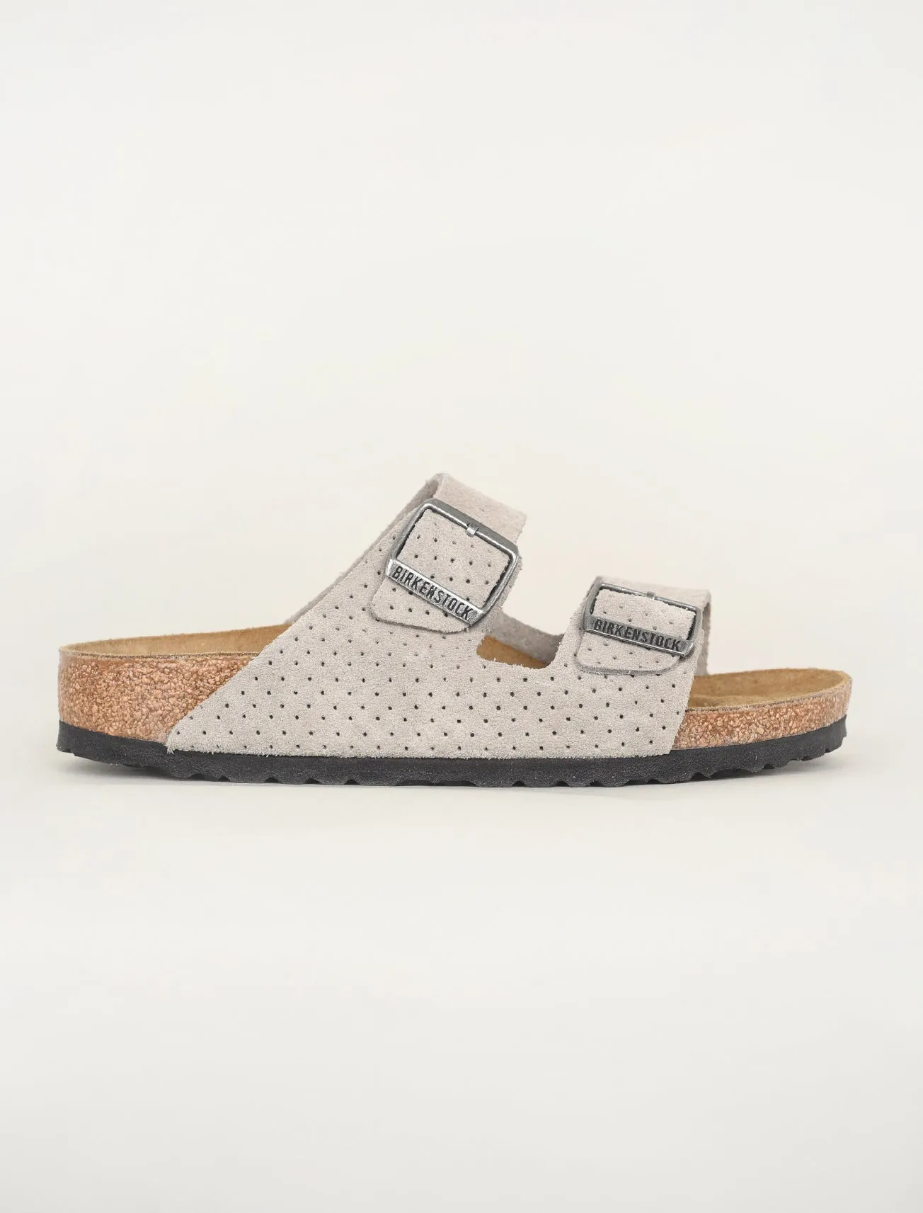 Arizona Embossed Sandal, Stone Dot