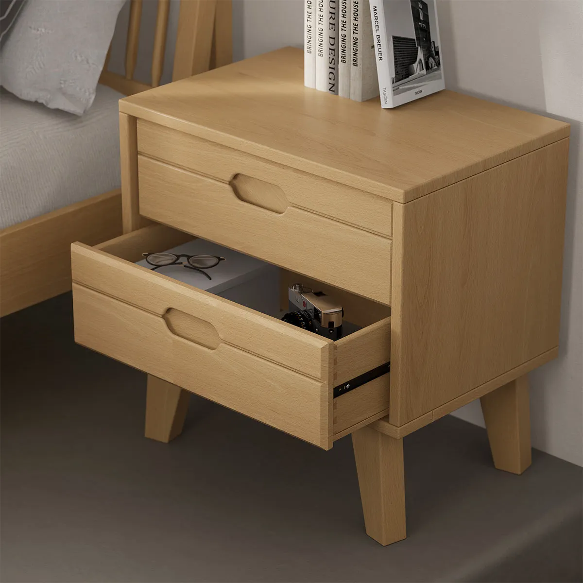 Ballet 2 Drawer Bedside Table