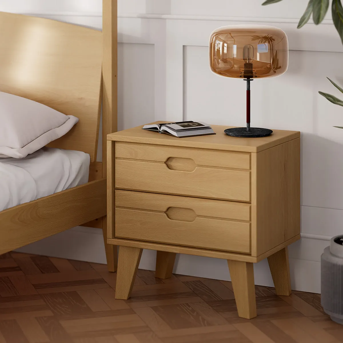 Ballet 2 Drawer Bedside Table