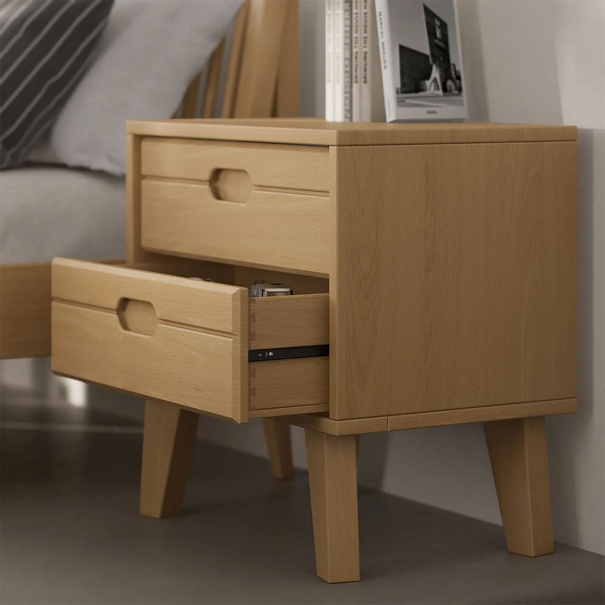 Ballet 2 Drawer Bedside Table