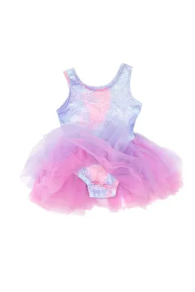 Ballet Tutu Dress Multi-Lilac 3-4