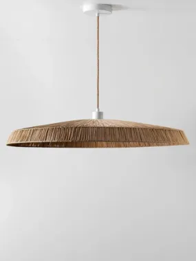 Bamboo Hanging lamp for Living Room | Rattan Pendant light | Cane ceiling light - Kaia