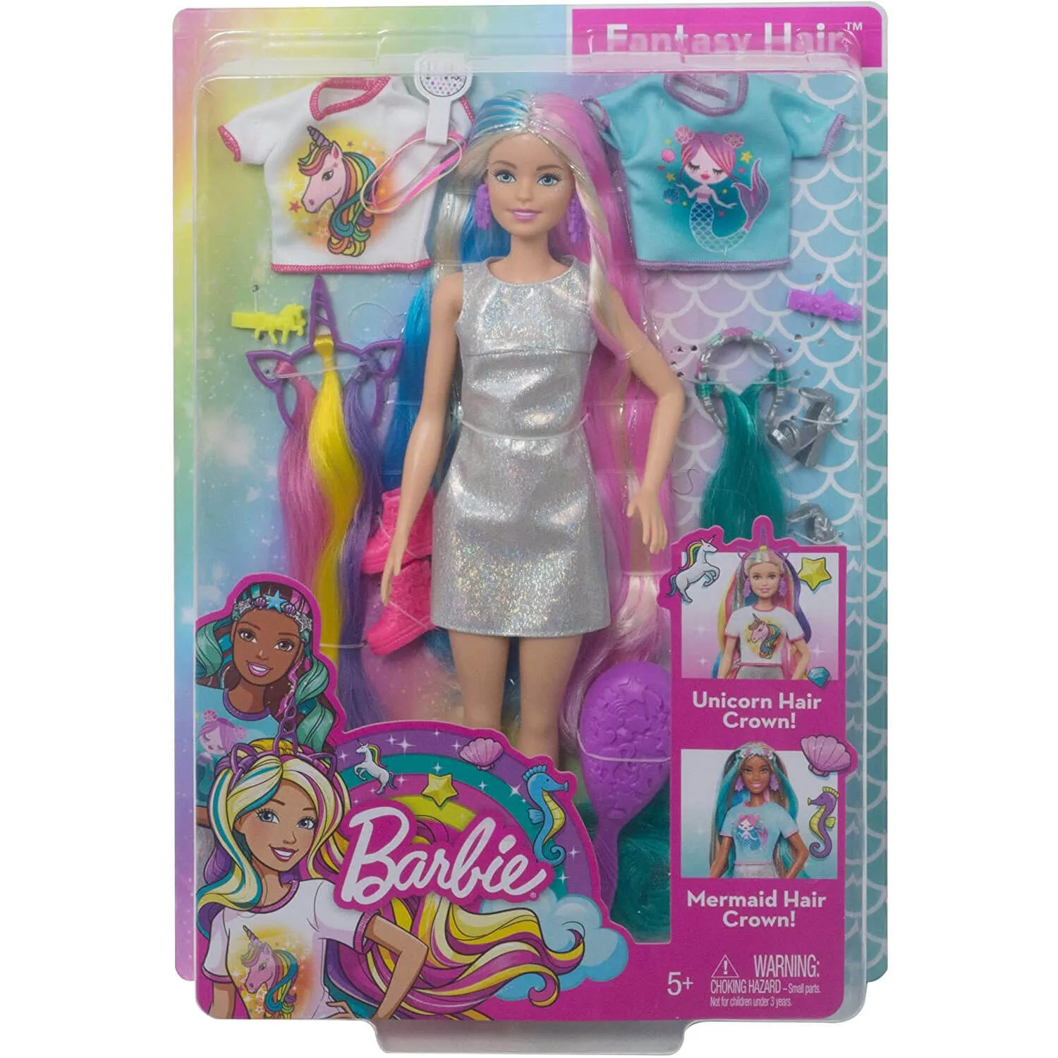 Barbie Fantasy Hair Doll with Accessories