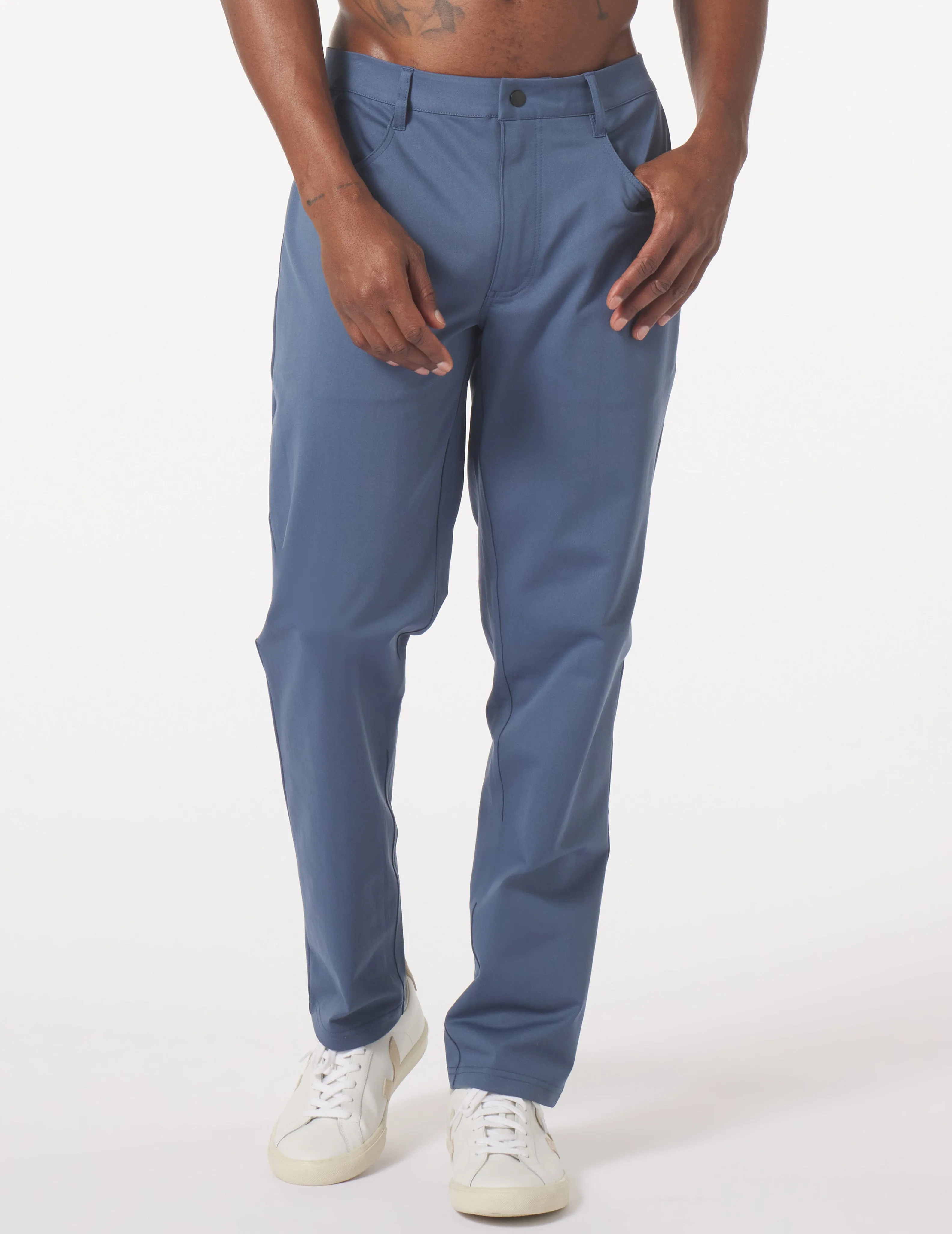 Commuter Pant: Washed Blue