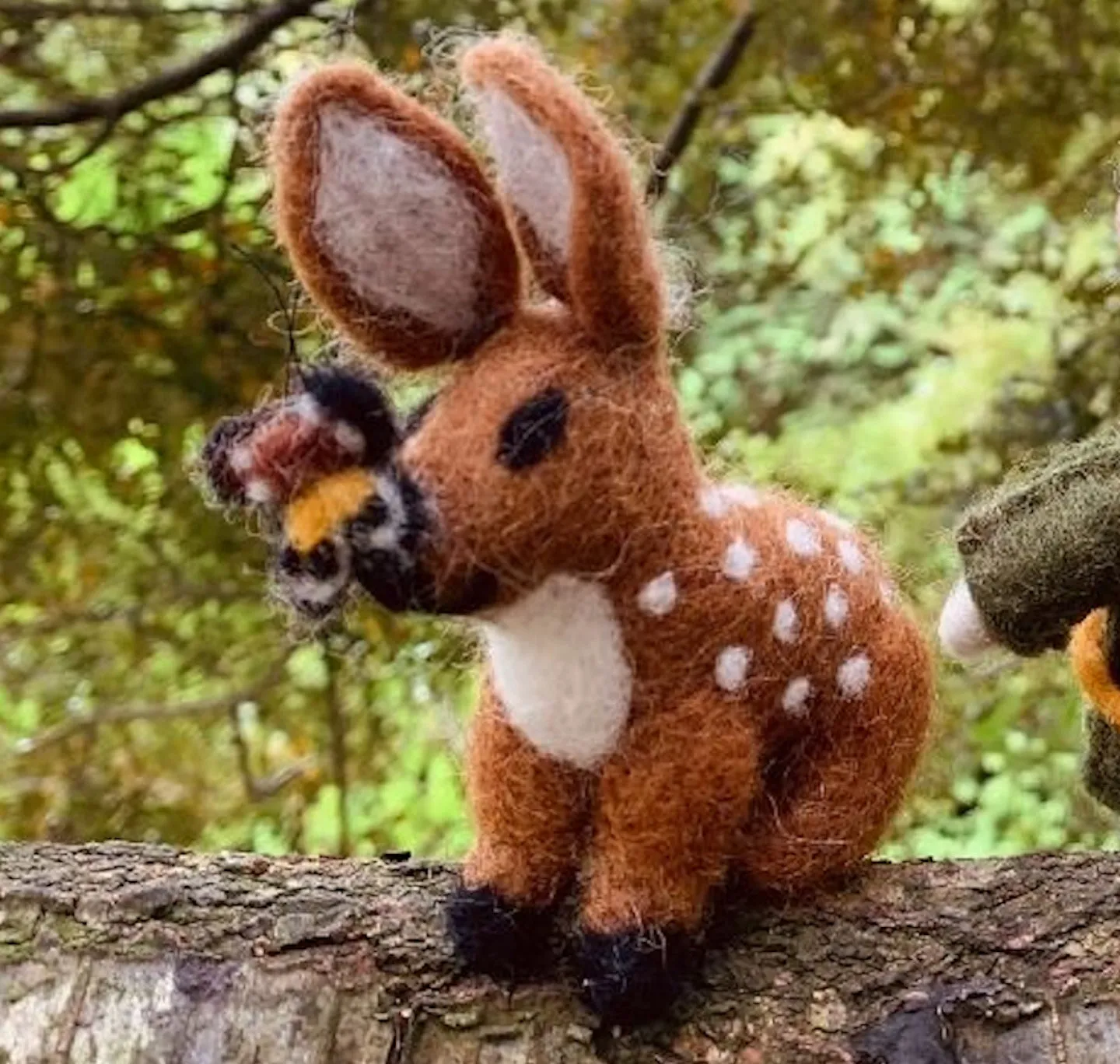 Decoration: Handmade Felt Flora The Fawn