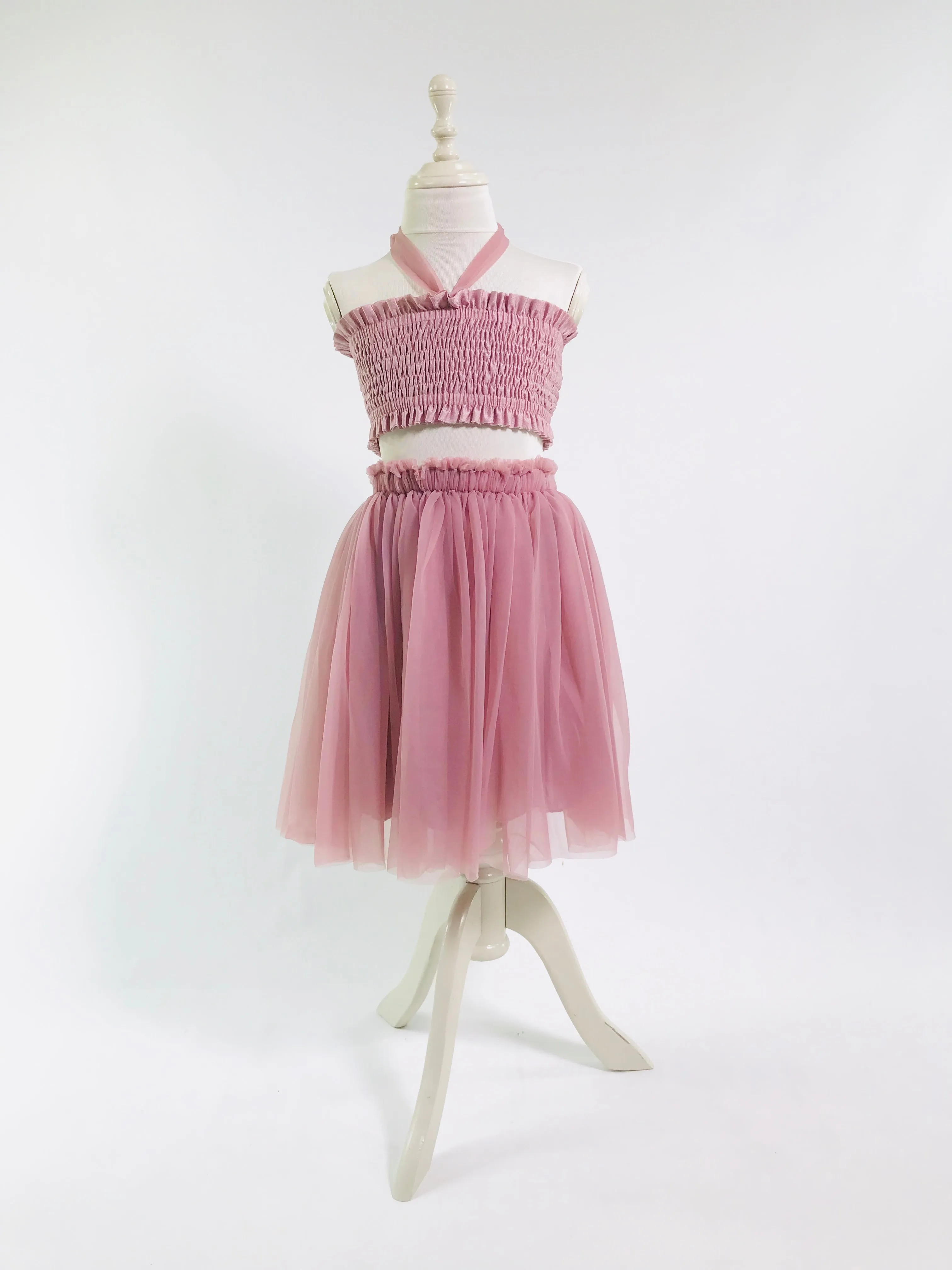 DOLLY 2 WAY TUTU DRESS BEACH COVER UP mauve