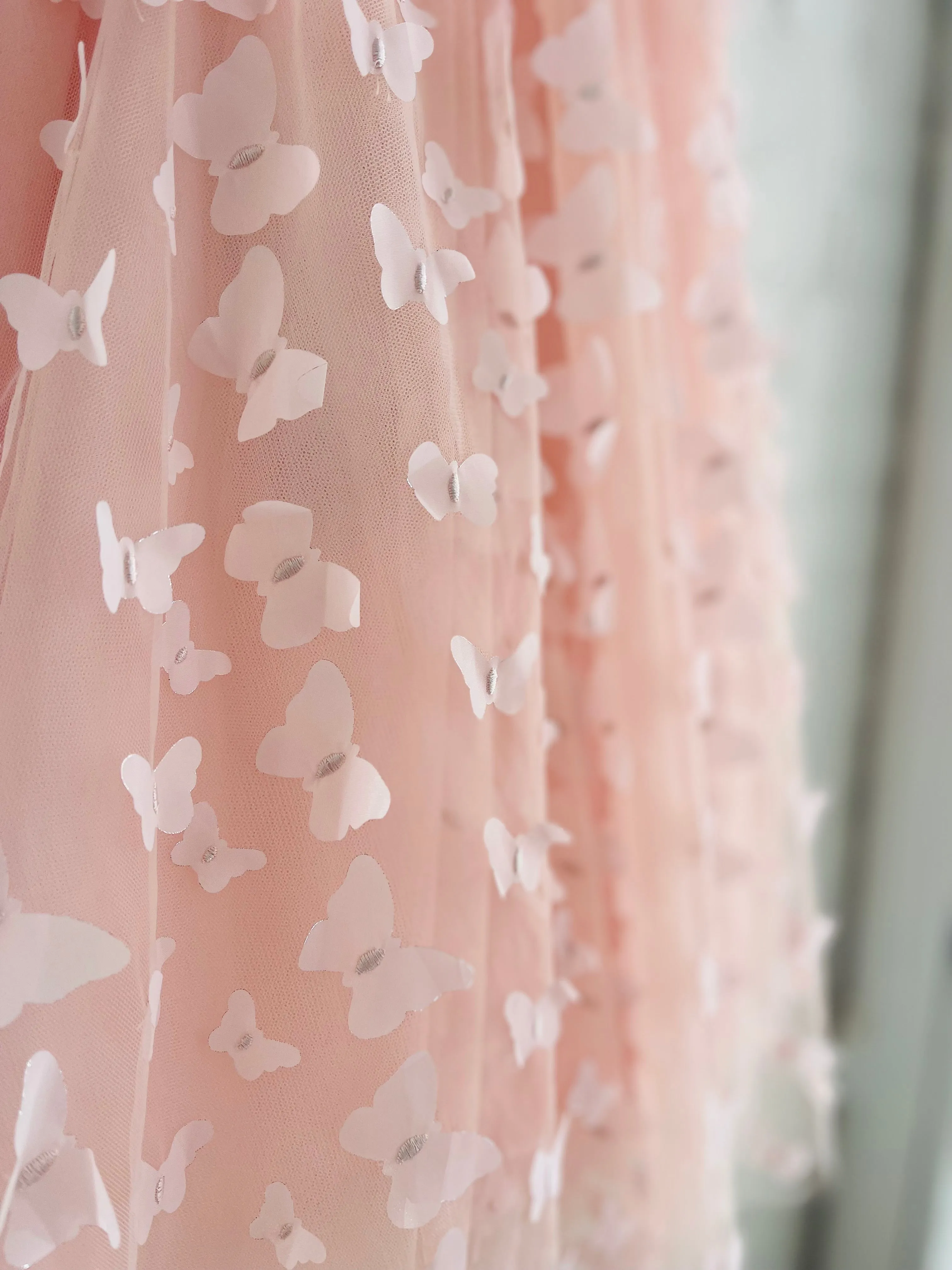 DOLLY by Le Petit Tom ® ALLOVER BUTTERFLIES TUTU DRESS dollypink