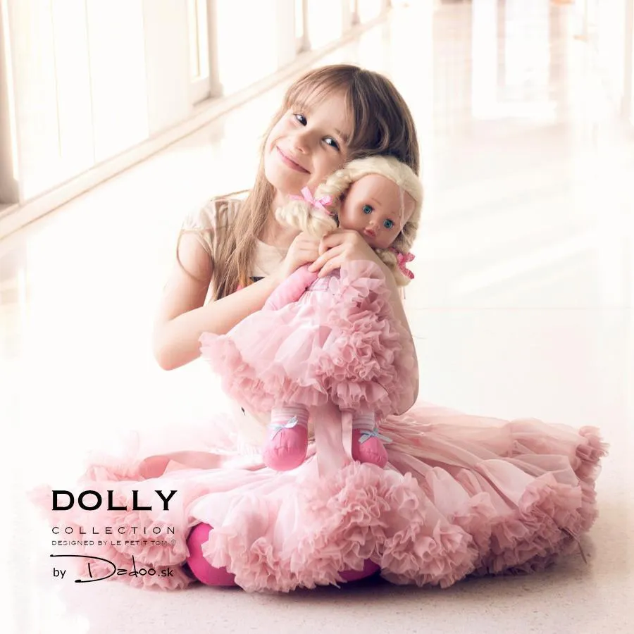 DOLLY by Le Petit Tom ® ISABELLA PINK pettiskirt rose & dusty pink