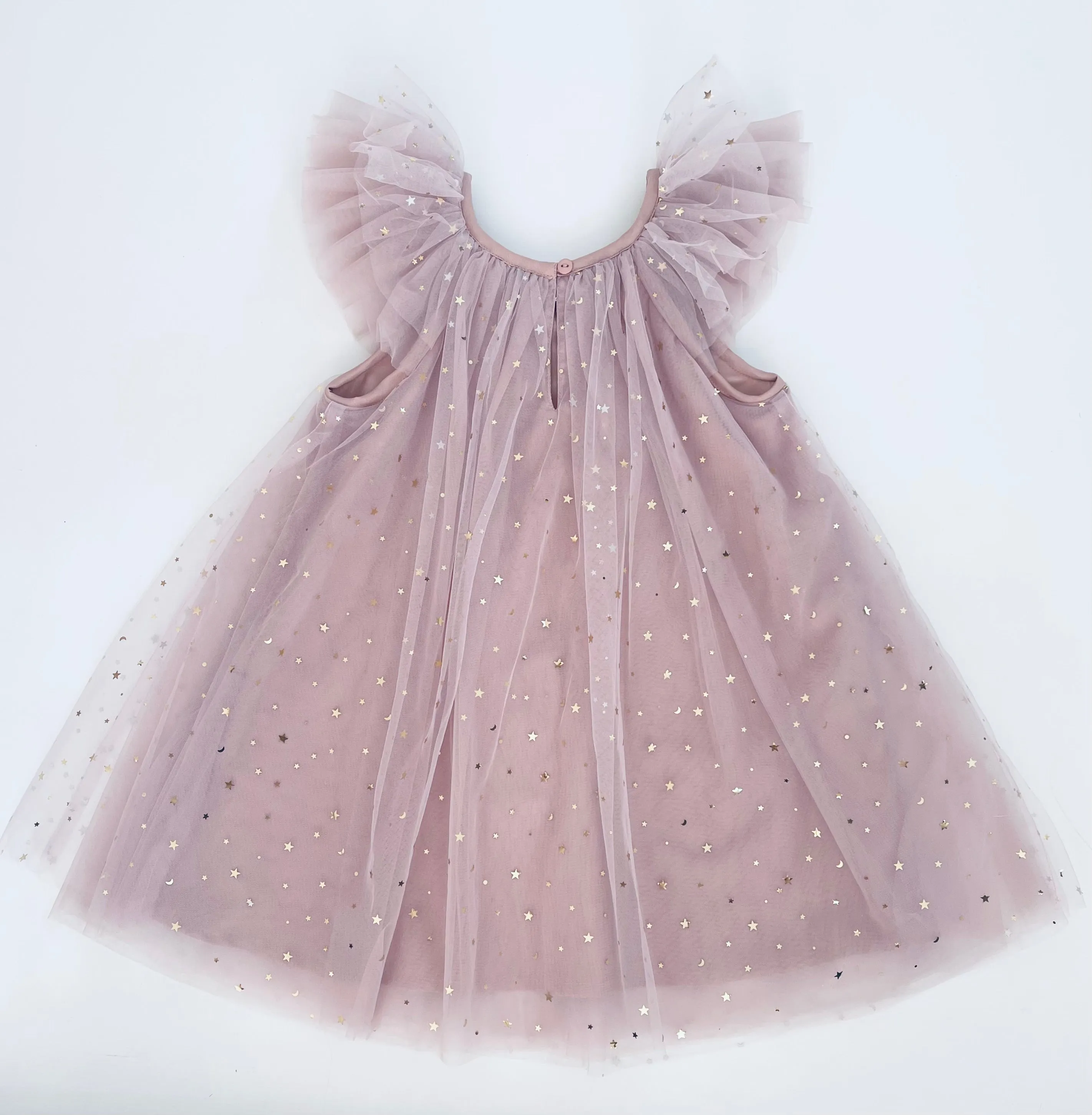 DOLLY® STARS & MOON ⭐️ 🌙 TULLE FAIRY DRESS dusty violet