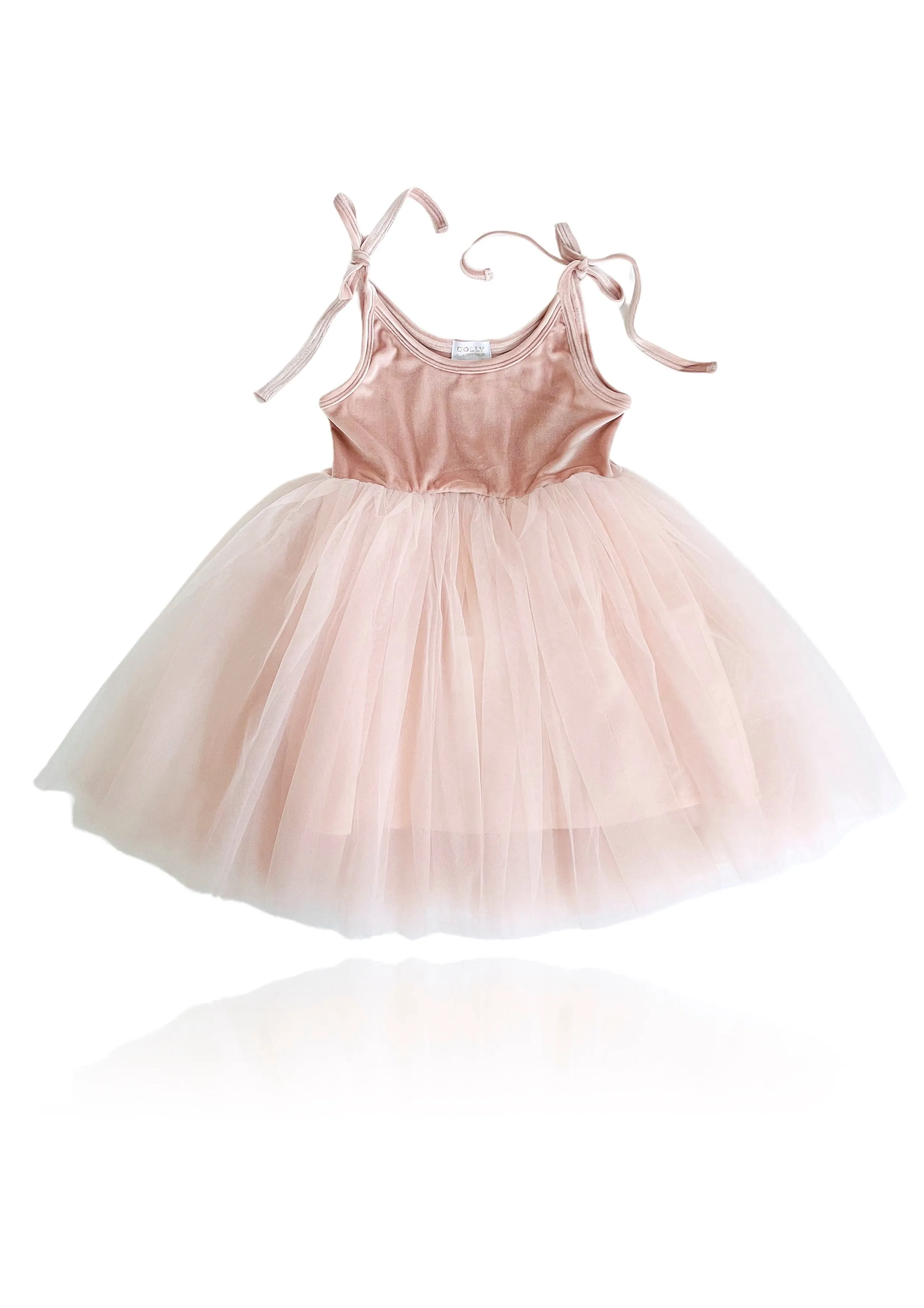 DOLLY UNIVERSE VELVET COSMIC STRINGS TUTU DRESS pink