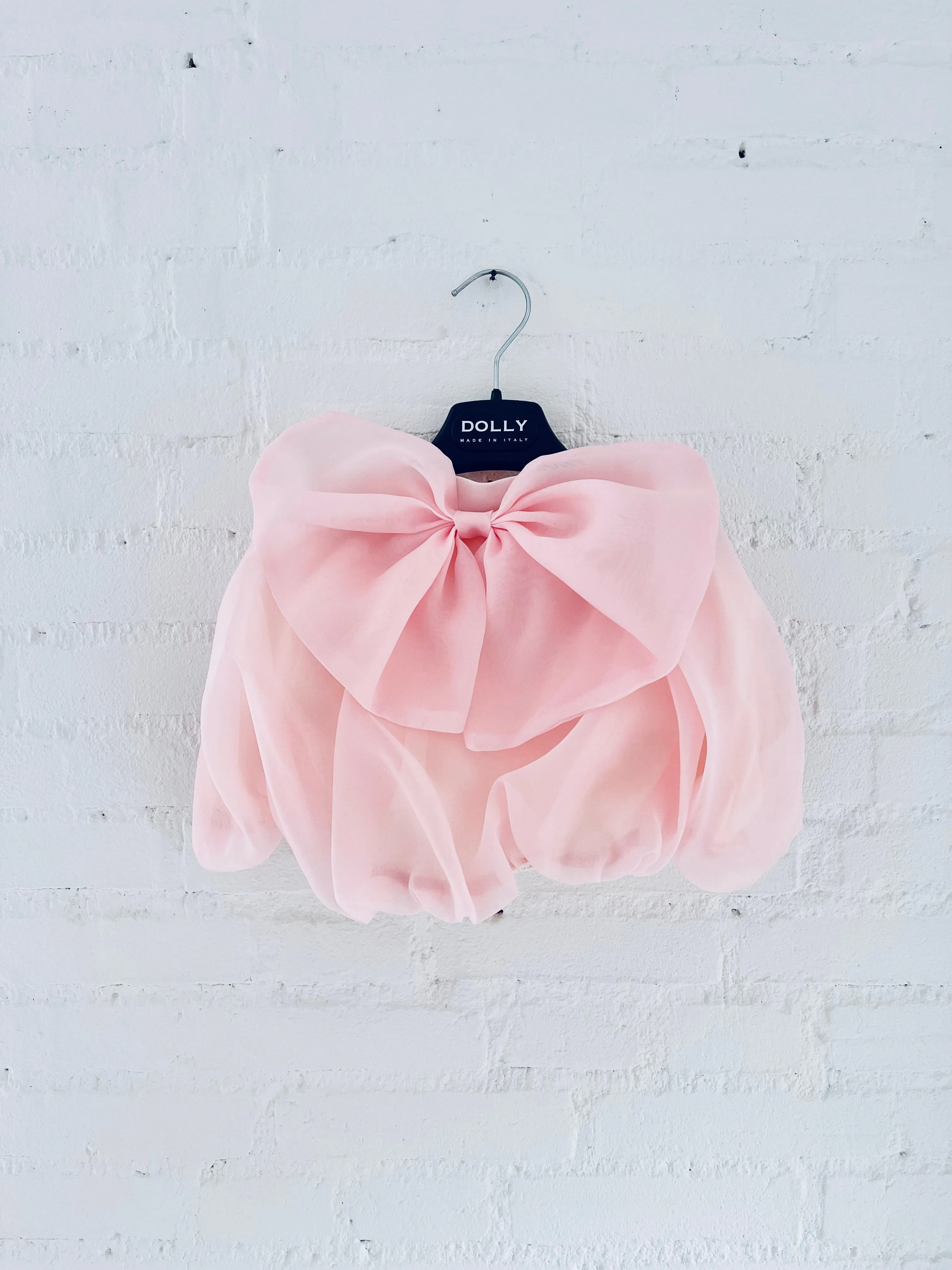 DOLLY WORLD BIG BOW PUFF BALLOON ORGANZA SKIRT dollypink