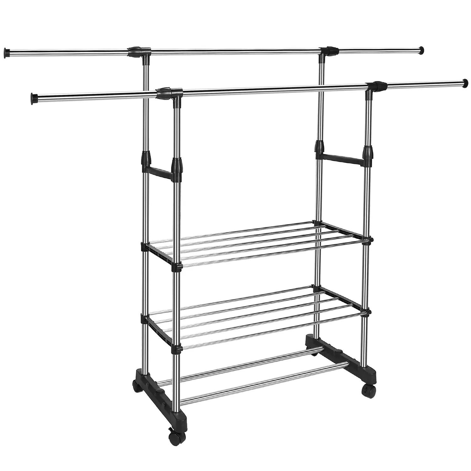 Extendable Garment Hanging Rack