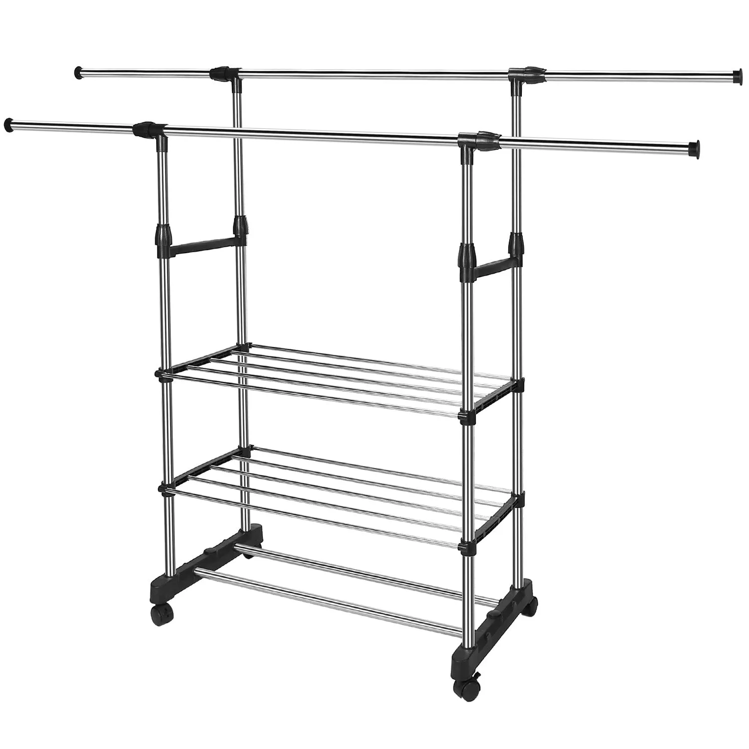 Extendable Garment Hanging Rack