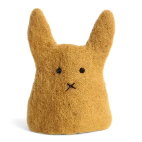 Felt Bunny Egg Cosy - Ochre