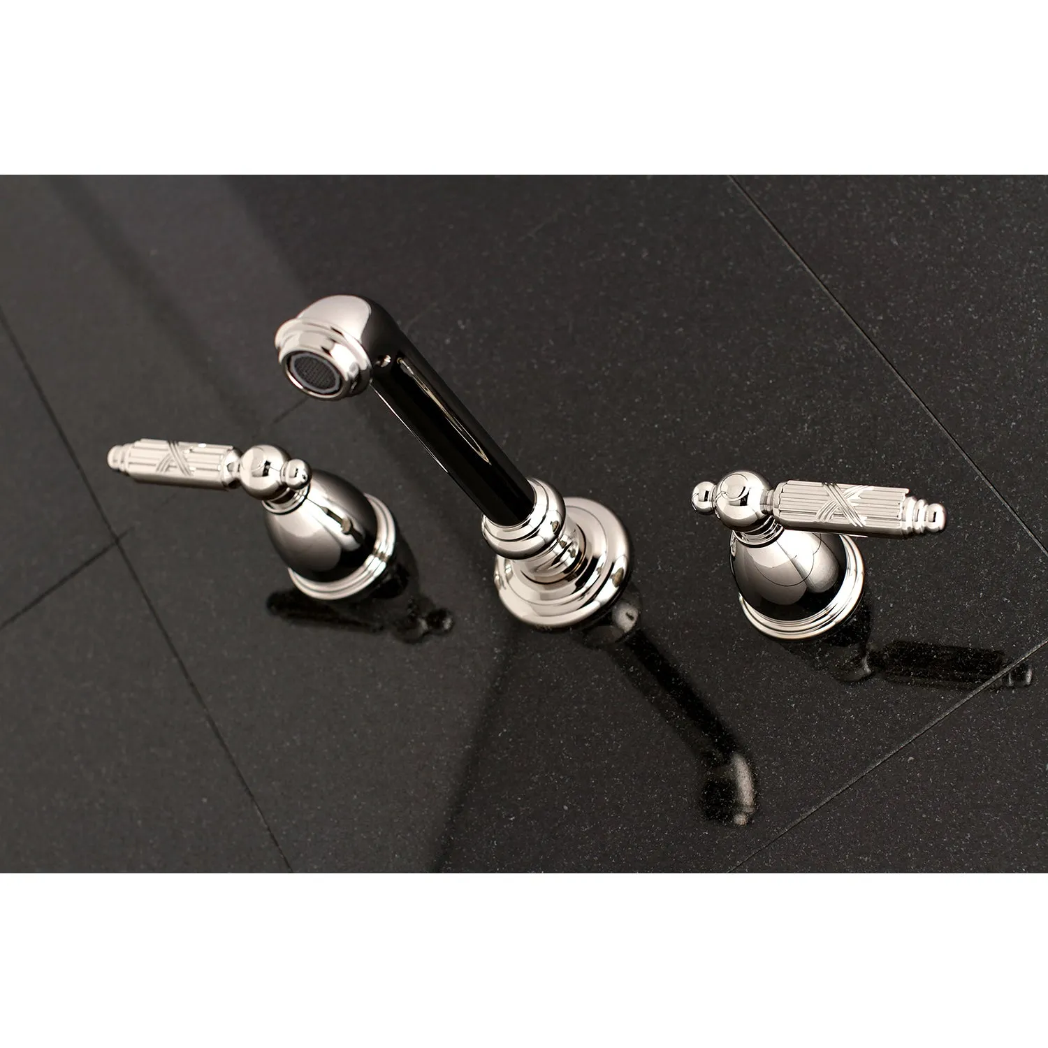 Georgian 2-Handle Wall Mount Roman Tub Faucet