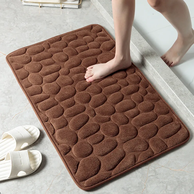 Home Decorative Pebble Embossed Non-Slip Mat, HG0027