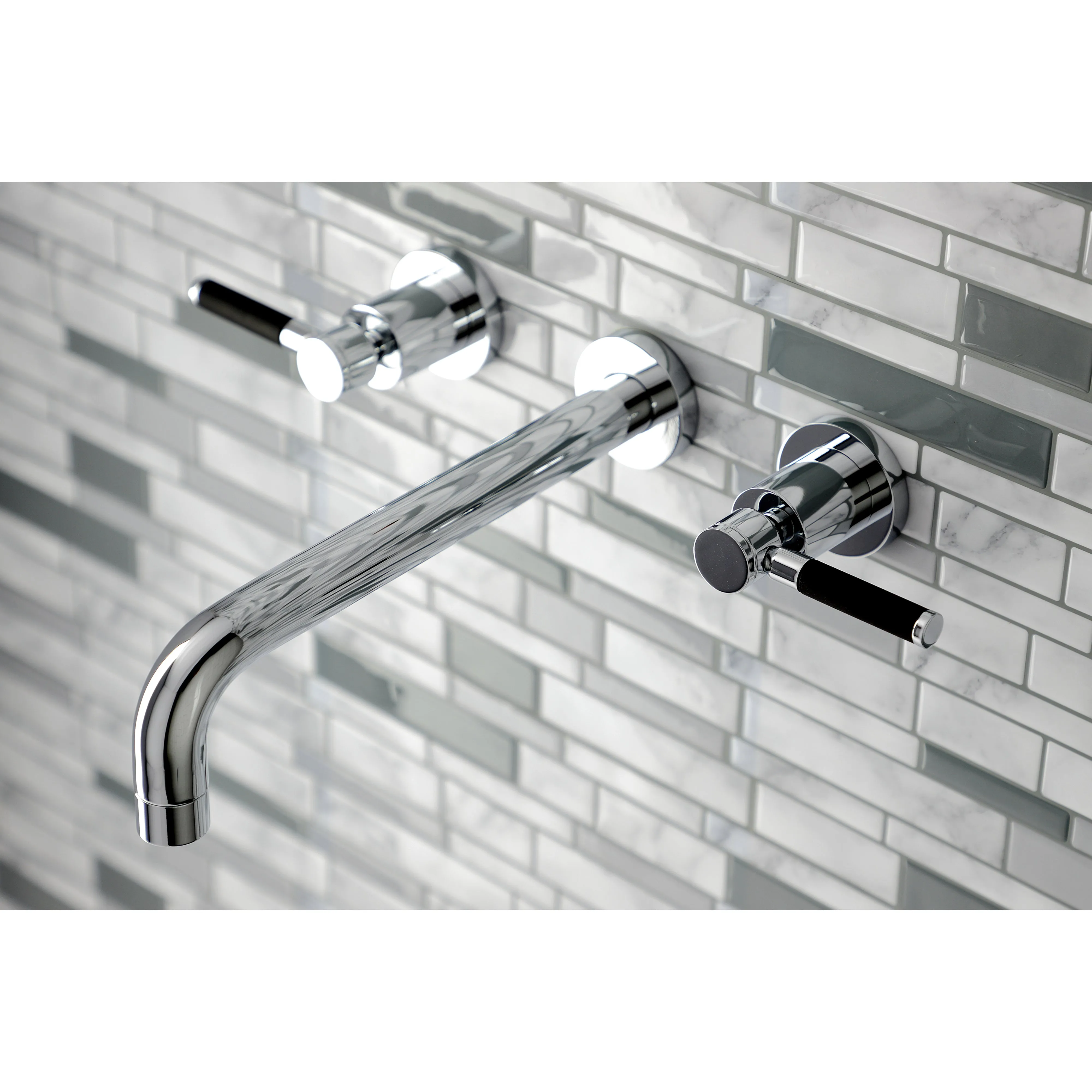 Kaiser Two-Handle Wall Mount Tub Faucet