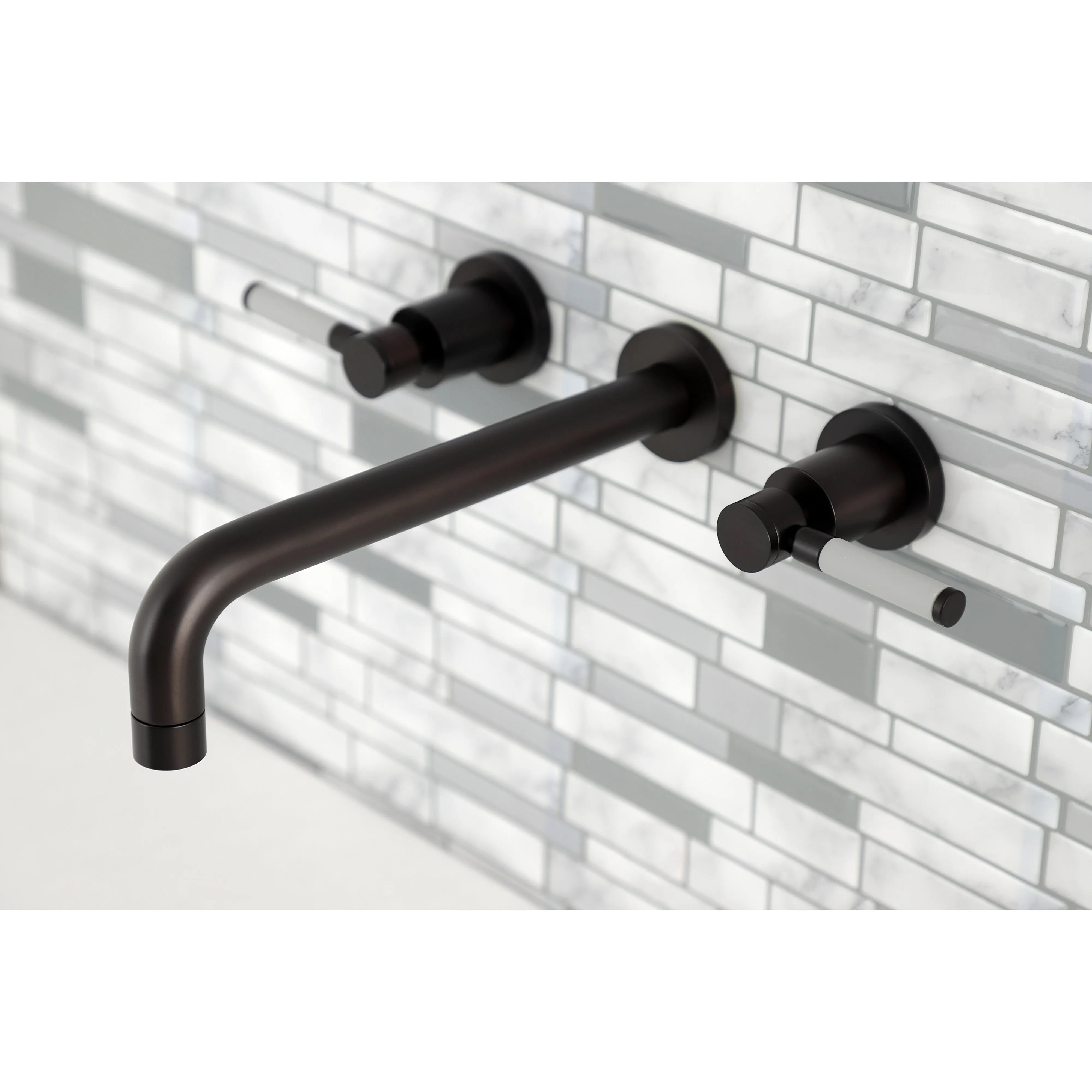 Kaiser Two-Handle Wall Mount Tub Faucet