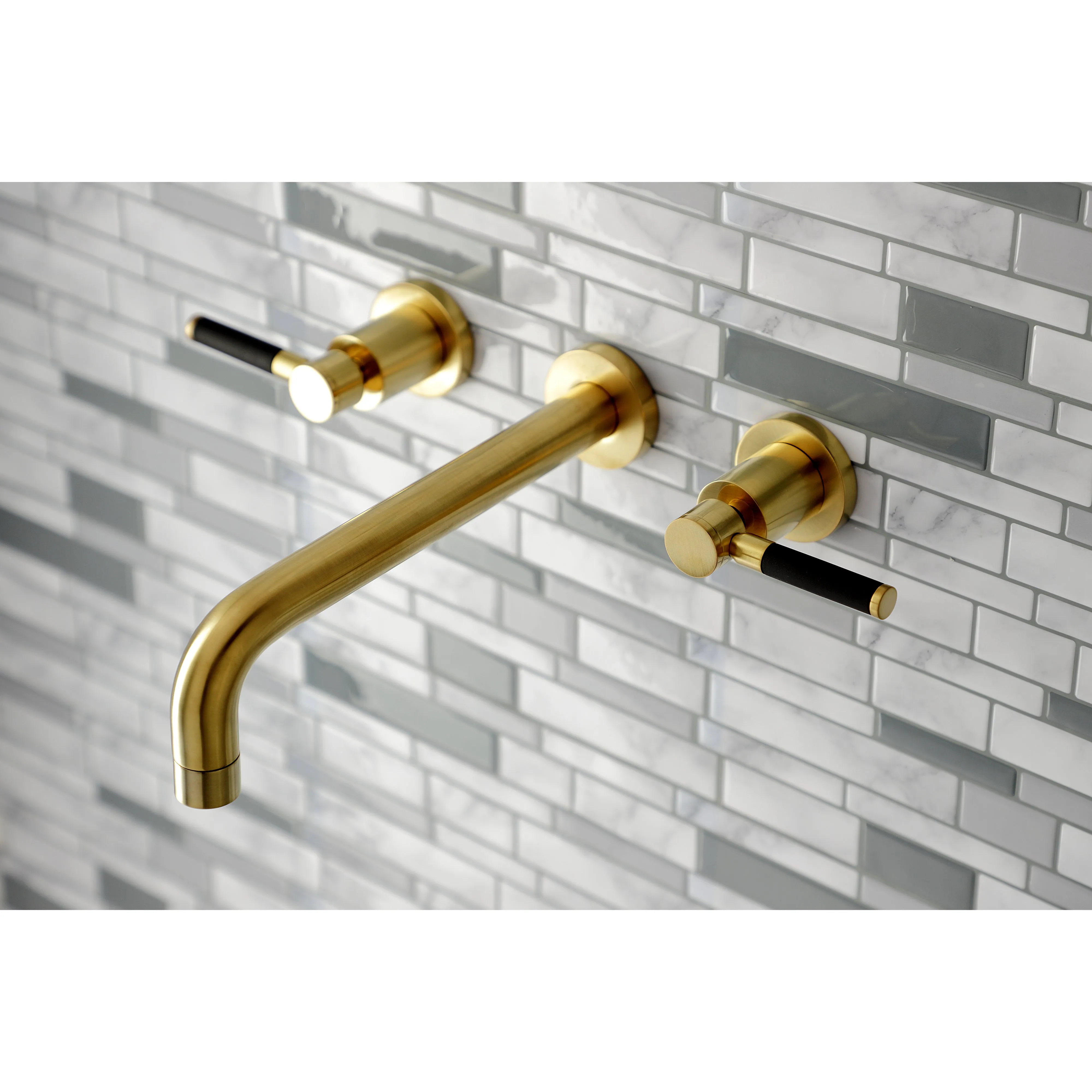 Kaiser Two-Handle Wall Mount Tub Faucet