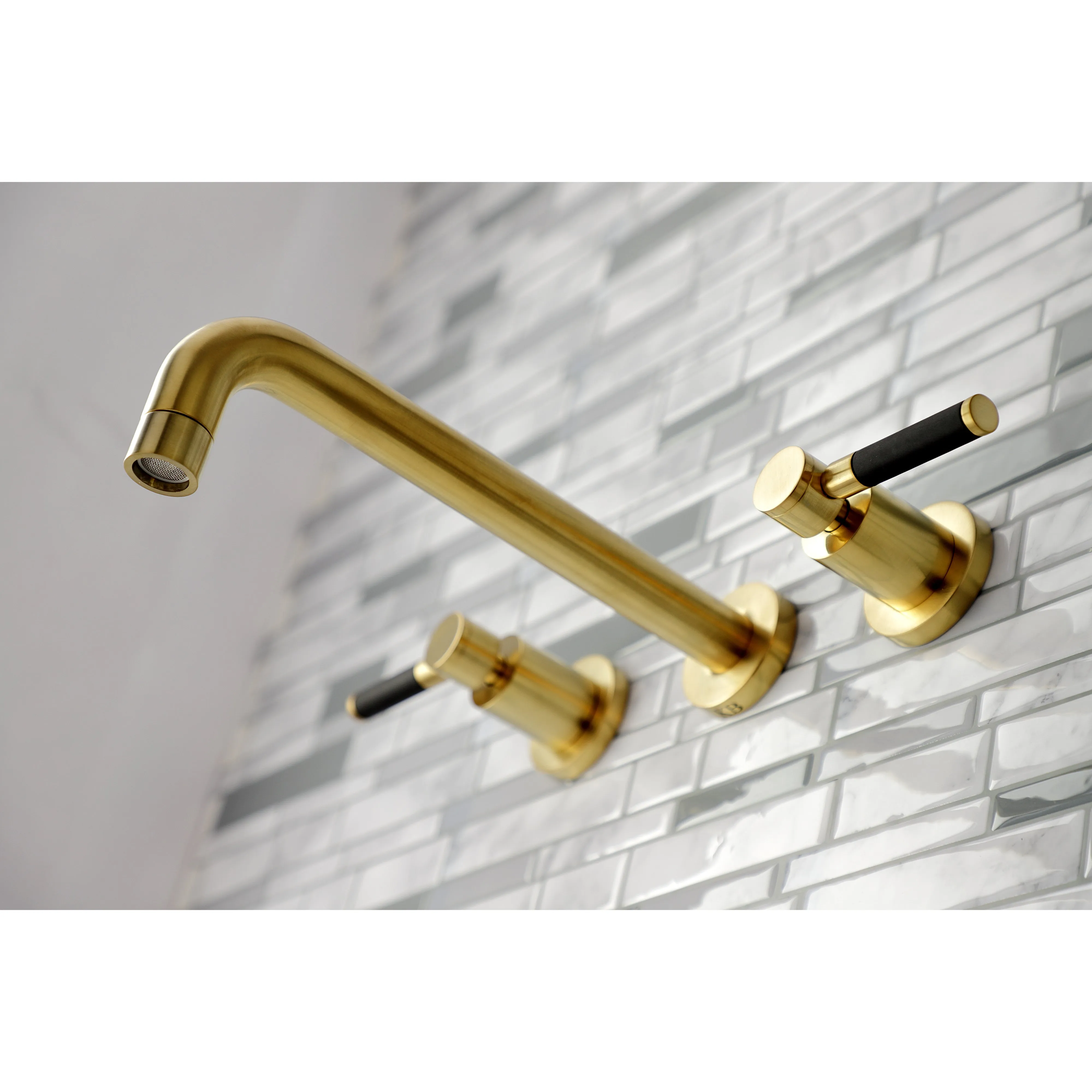 Kaiser Two-Handle Wall Mount Tub Faucet