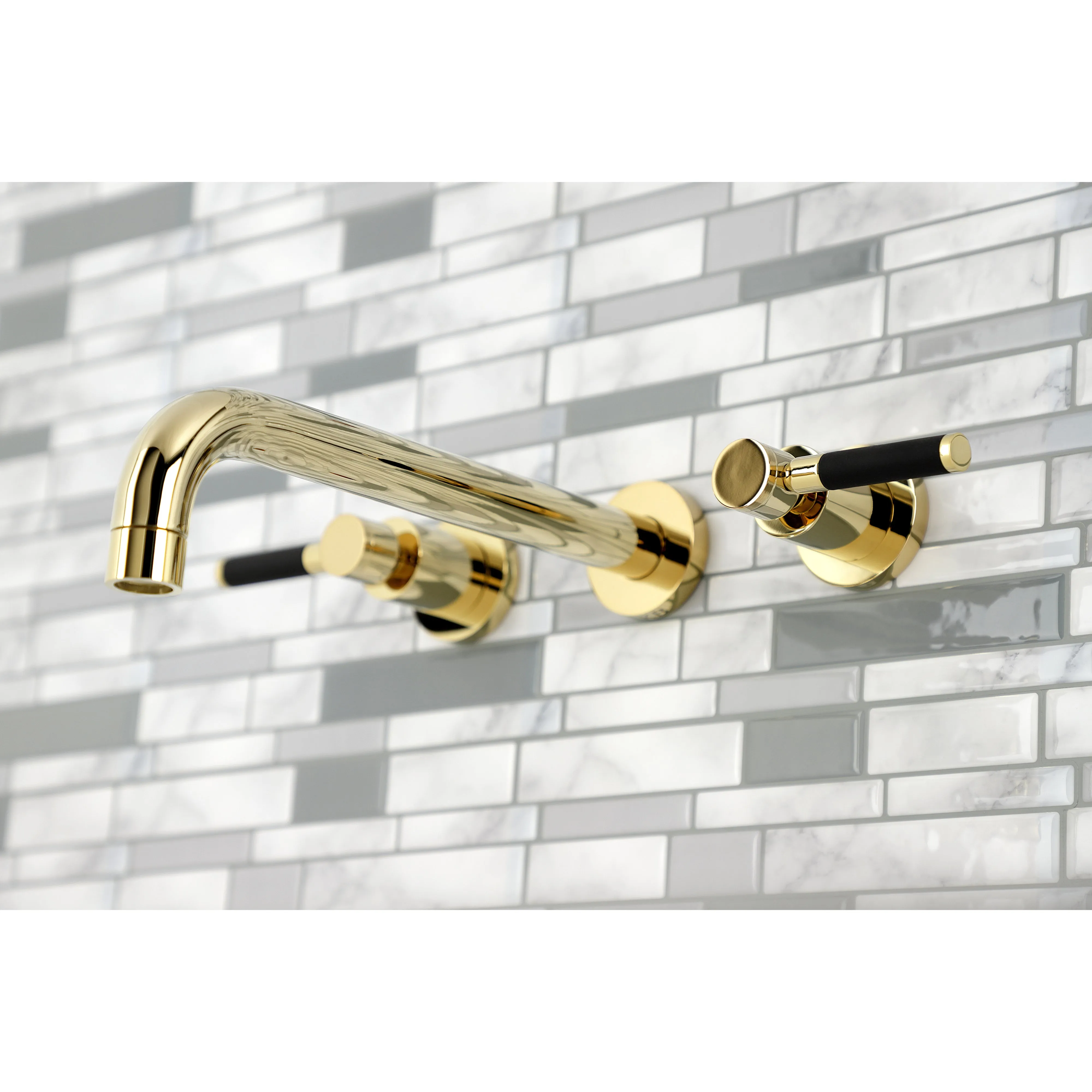 Kaiser Two-Handle Wall Mount Tub Faucet