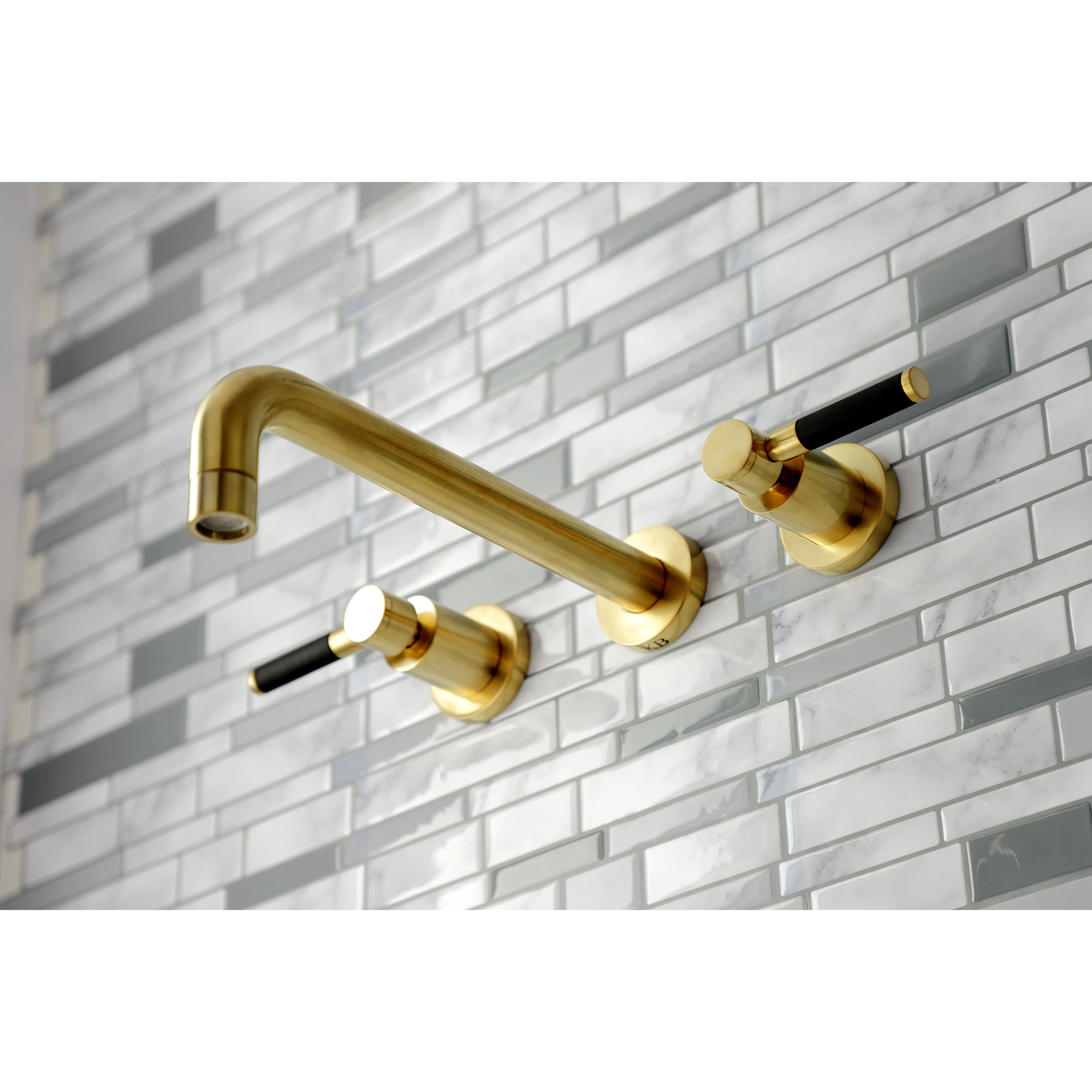 Kaiser Two-Handle Wall Mount Tub Faucet