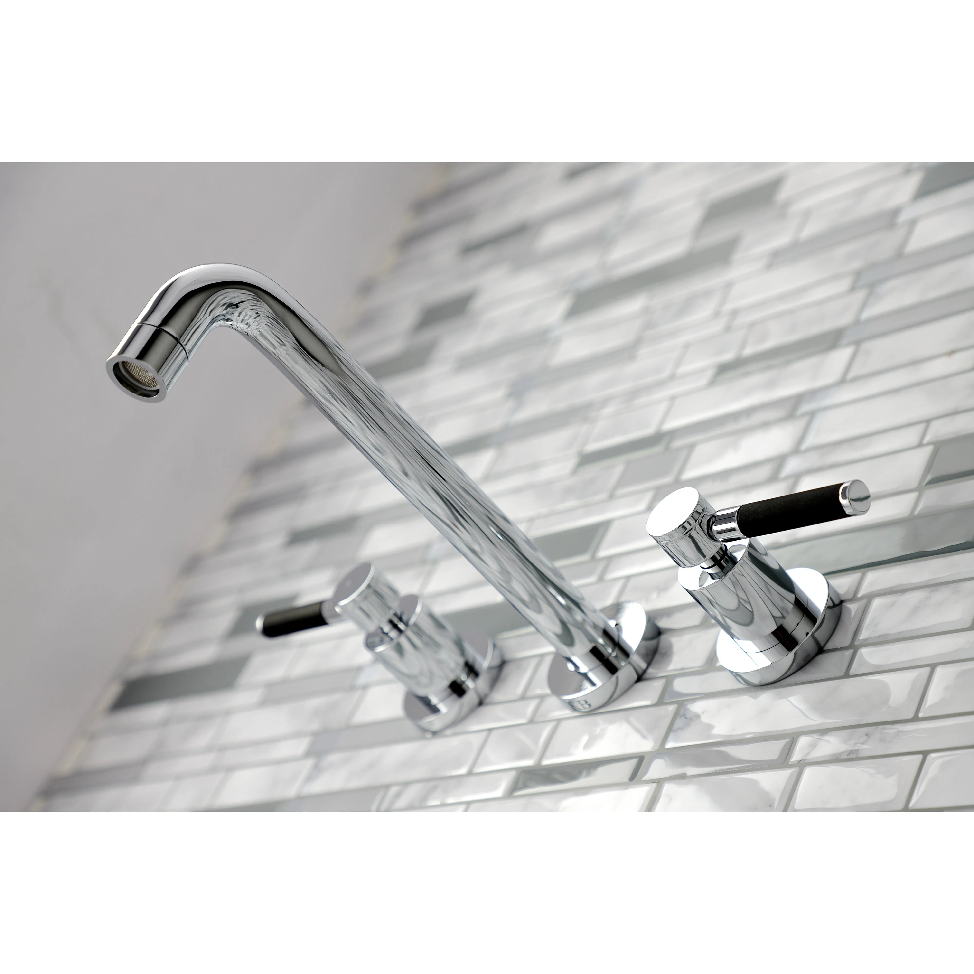 Kaiser Two-Handle Wall Mount Tub Faucet