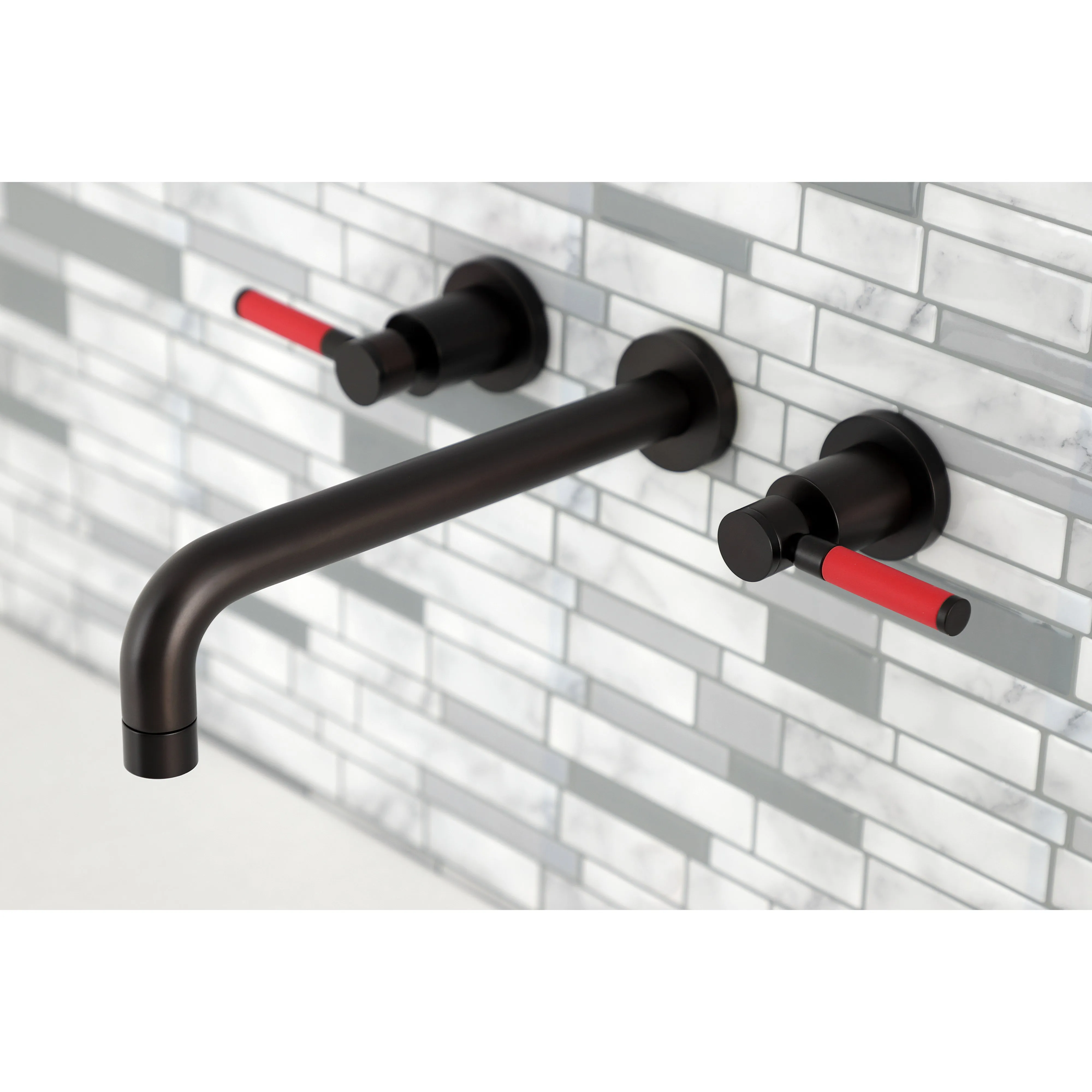 Kaiser Two-Handle Wall Mount Tub Faucet