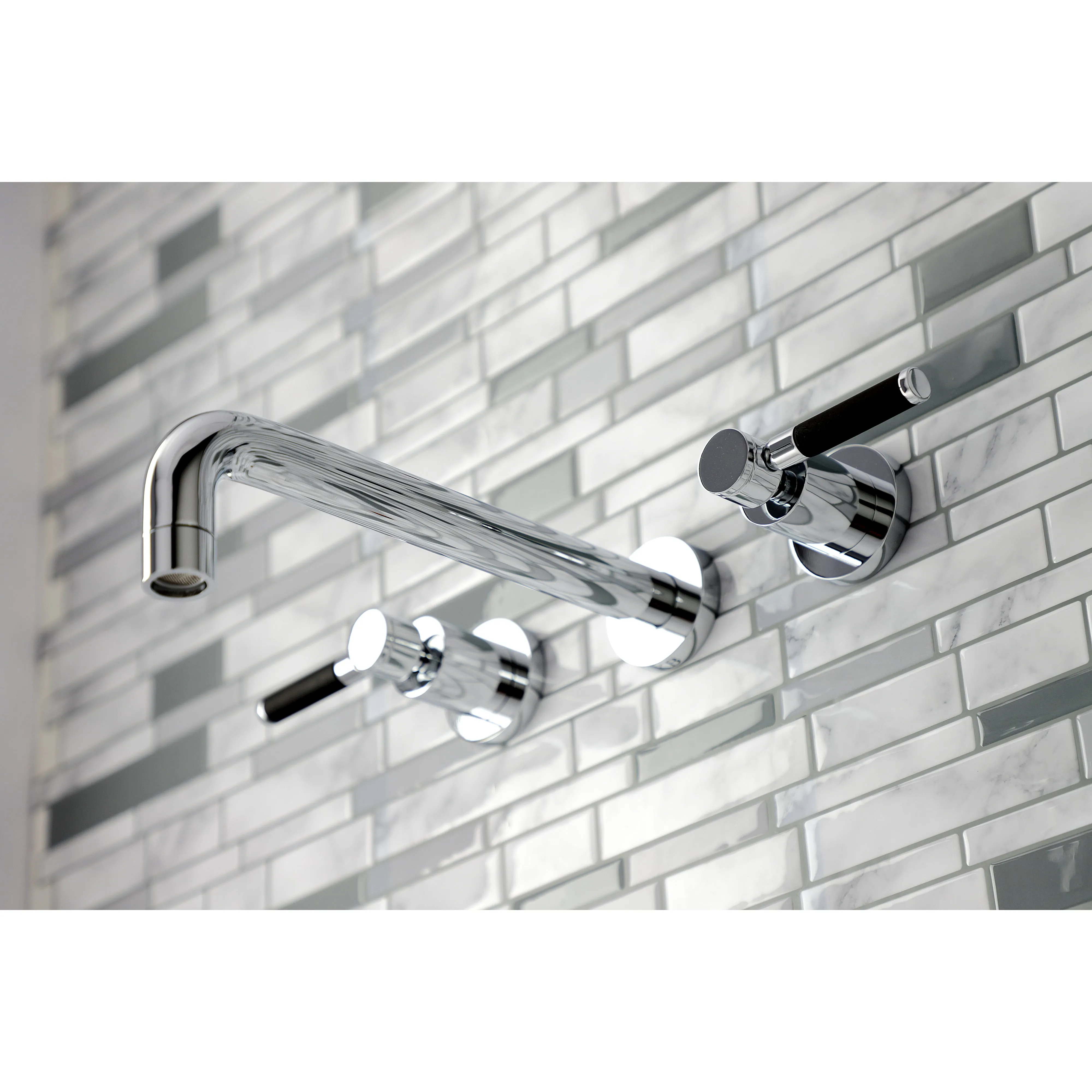 Kaiser Two-Handle Wall Mount Tub Faucet