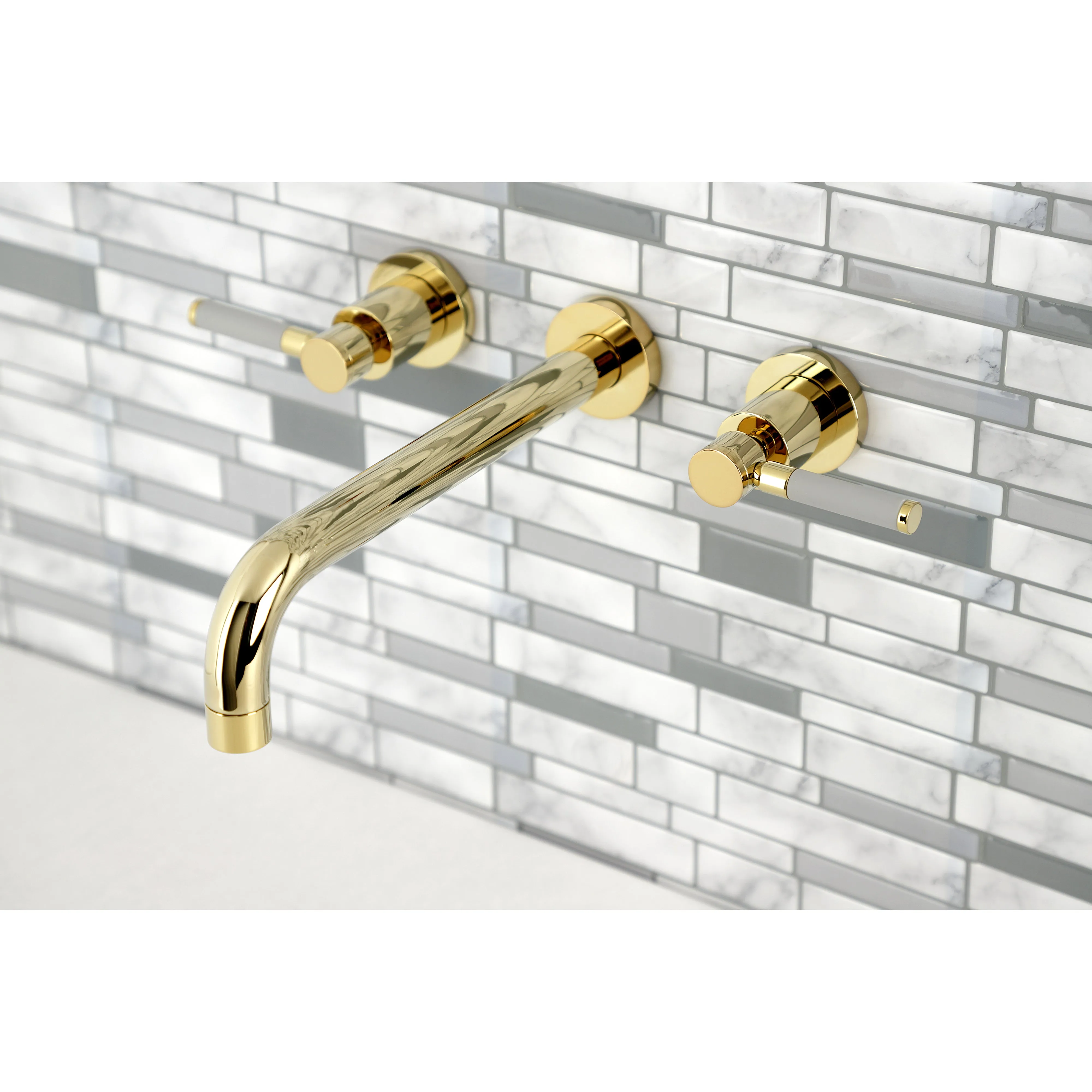 Kaiser Two-Handle Wall Mount Tub Faucet