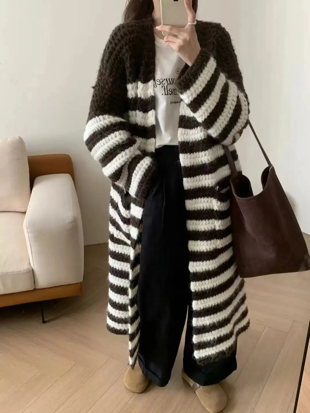 Loose And Lazy Style Sweater Coat Female Autumn Design Blouse