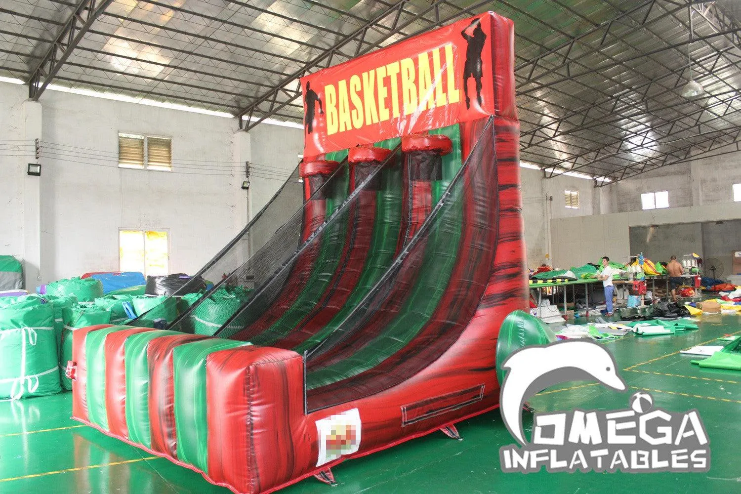 Marble Inflatable Basketball Shooting Game