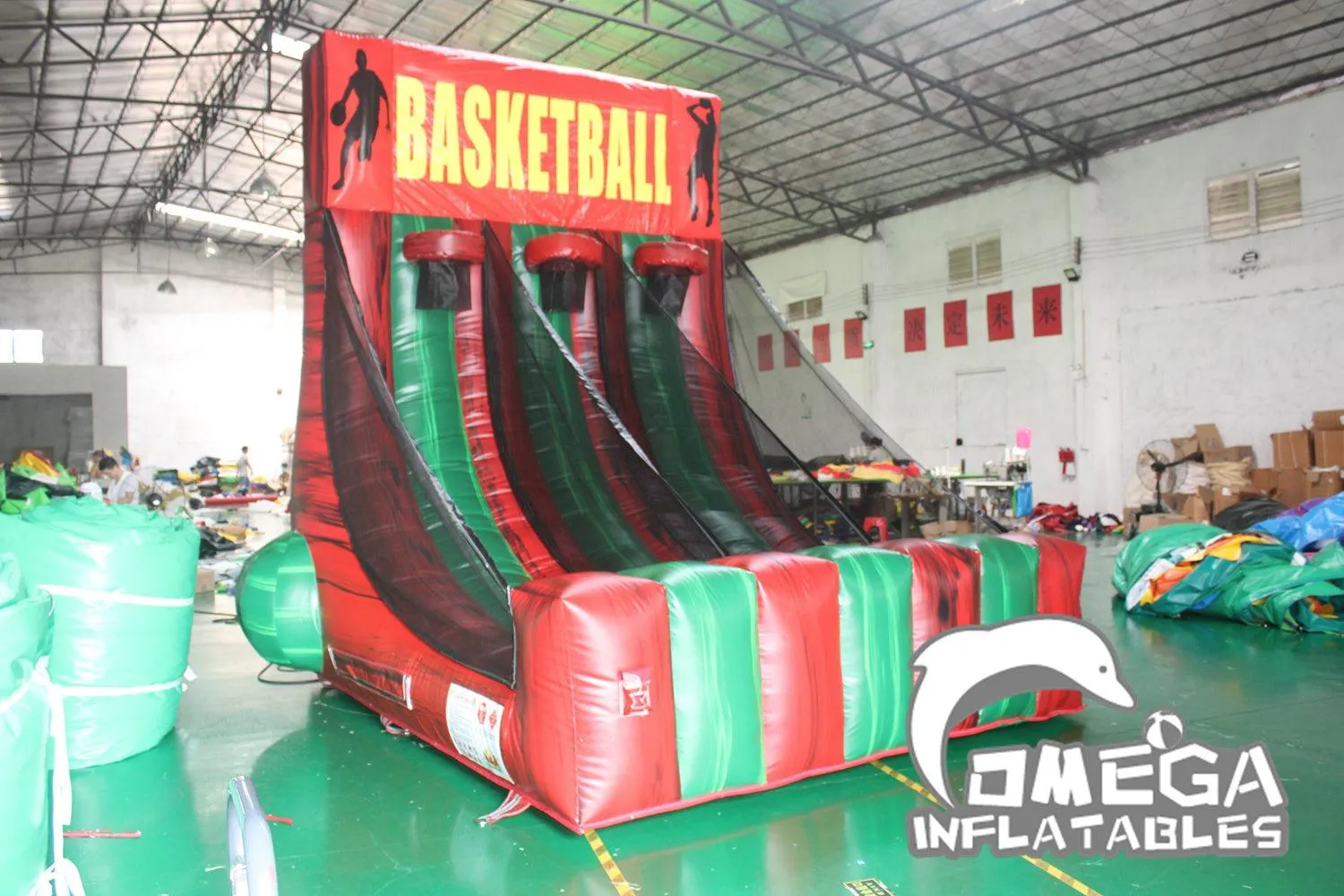 Marble Inflatable Basketball Shooting Game