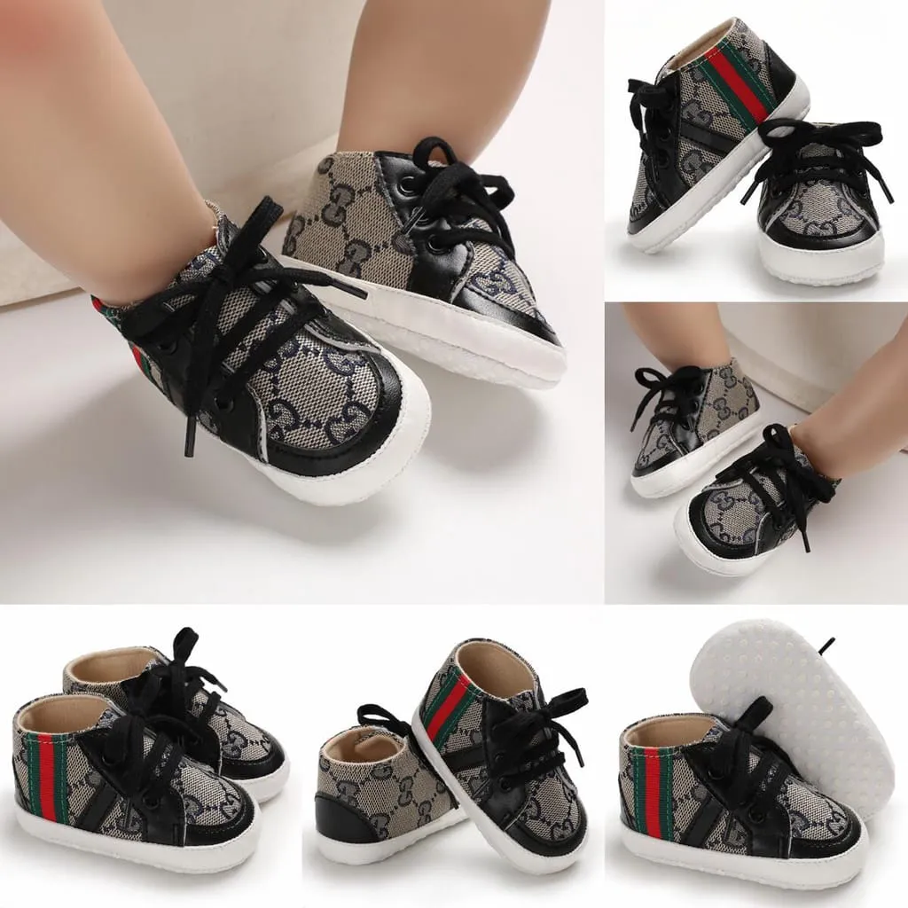 Mini High Top Black Sneakers