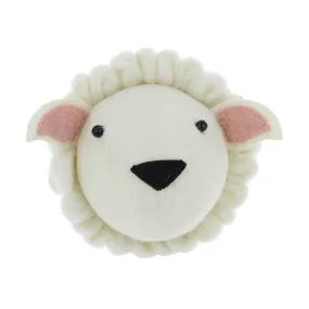 Mini Sheep Felt Wall Head by Fiona Walker, England