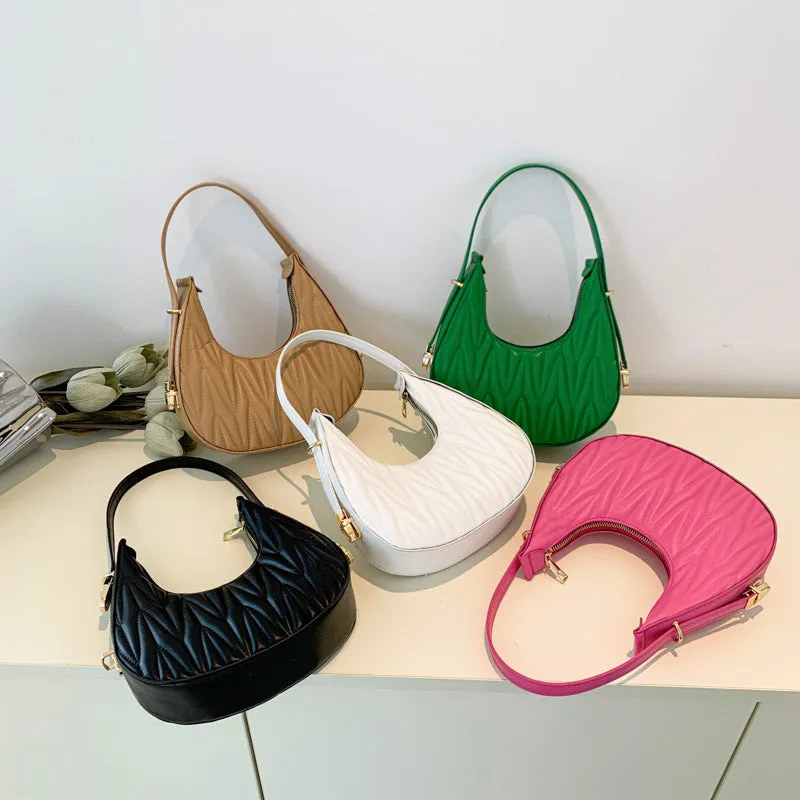 New Fashionable Simple Shoulder Bag Crescent Bag