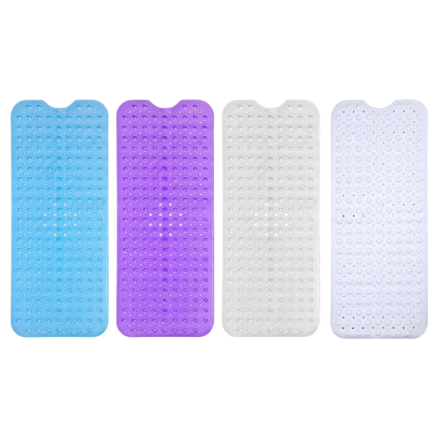 Non Slip Shower Mat Massage Anti-Bacterial with Suction Cups