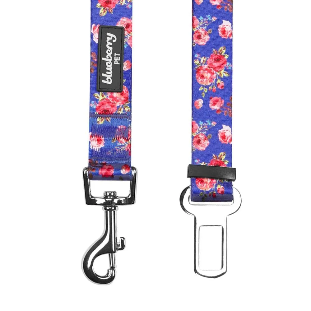 Petal Paws Floral Dog Seat Belt Tether for Safe Travels