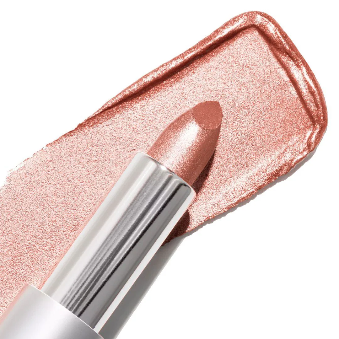 Posh Crème | A Frosted Pale Golden Nude Shimmer Lipstick