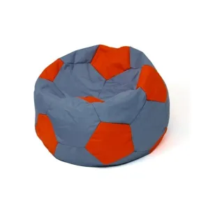 Pouffe GO GIFT Red Grey Oxford Football