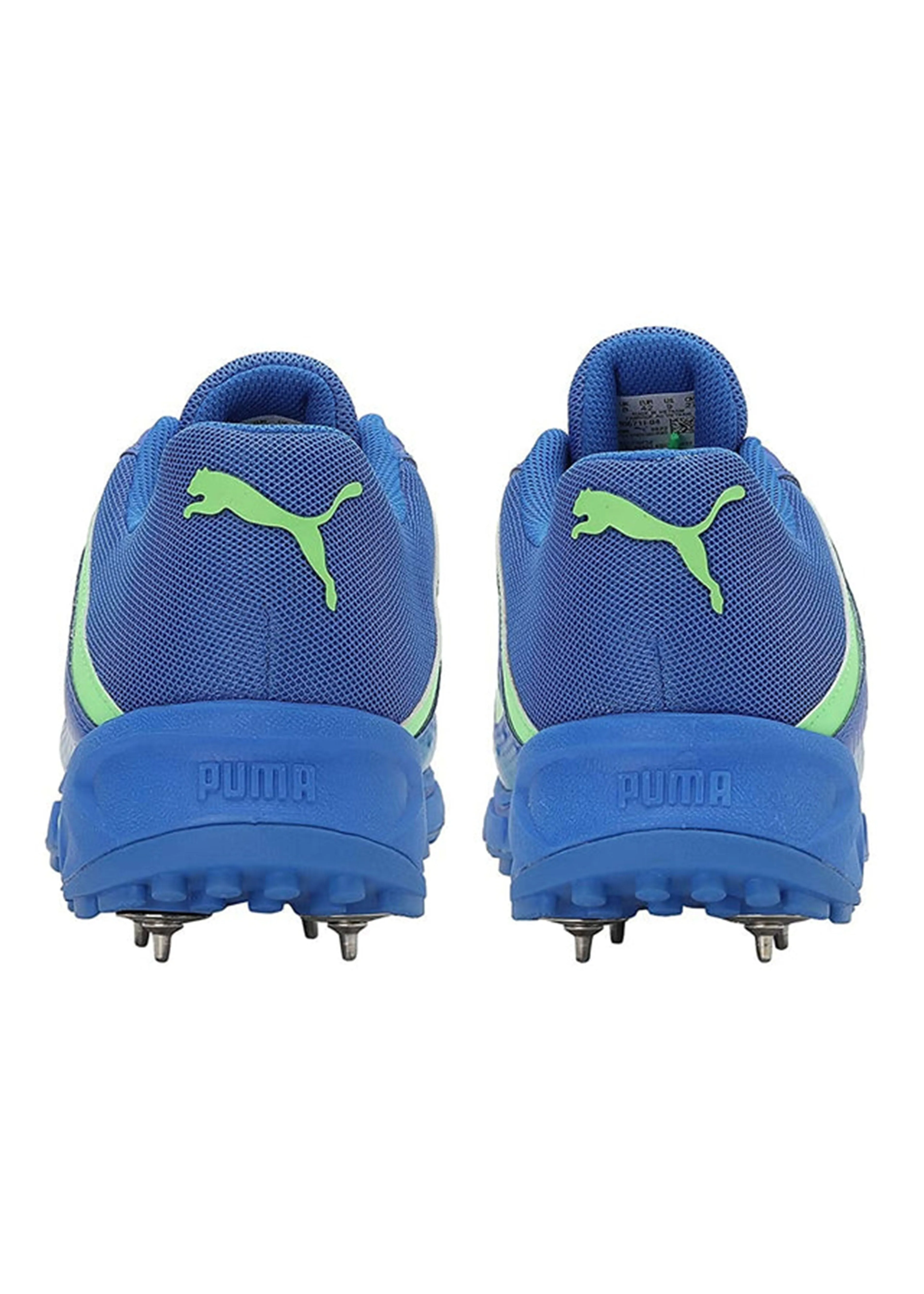 PUMA SPIKE 22.2 MEN'S CRICKET SHOES - BLUEMAZING - GREEN - OCEAN