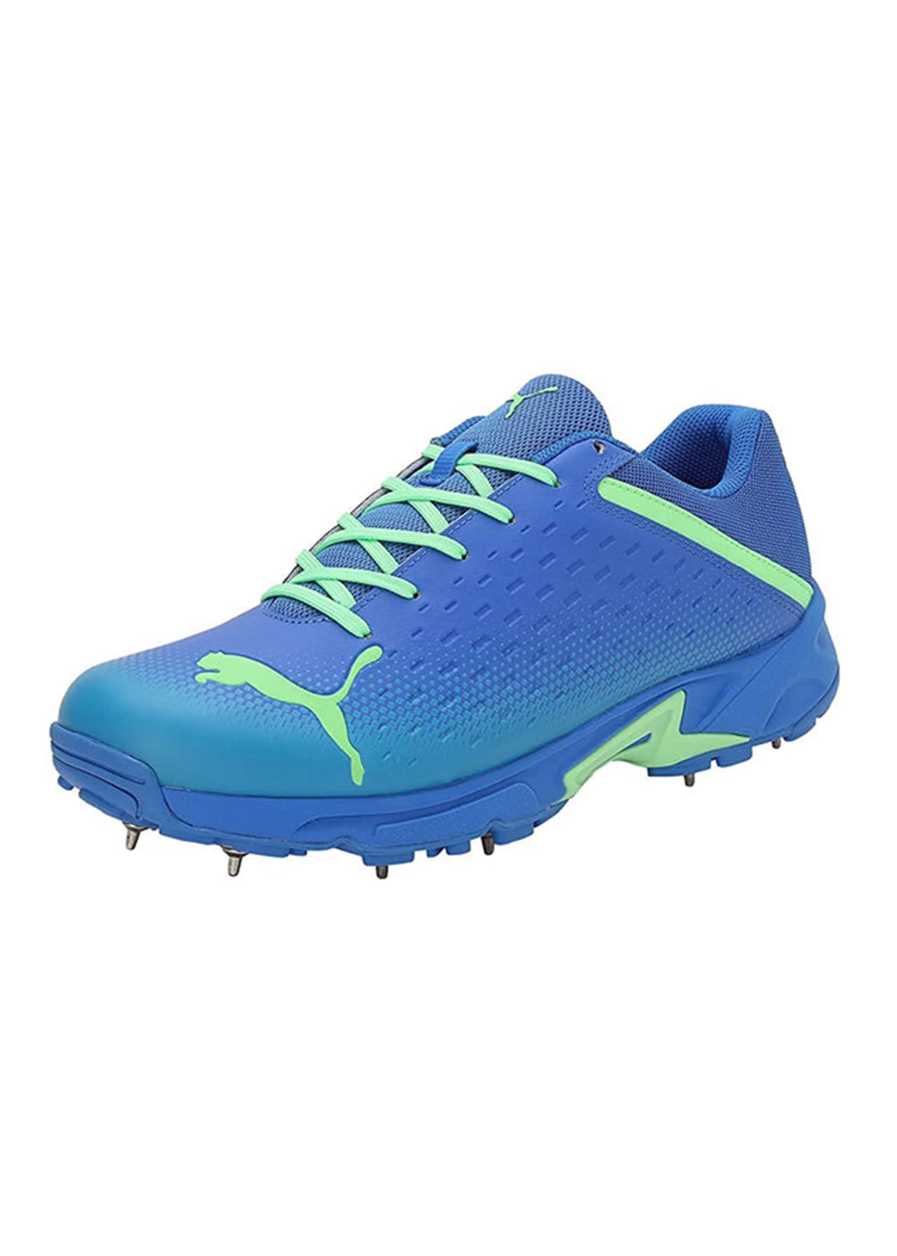 PUMA SPIKE 22.2 MEN'S CRICKET SHOES - BLUEMAZING - GREEN - OCEAN