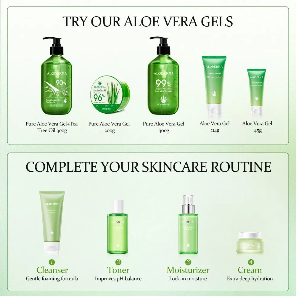 Pure Aloe Vera Gel   Tea Tree Oil