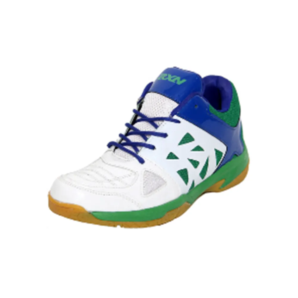 RXN Net Kill Badminton Shoes (Blue/Green/White)