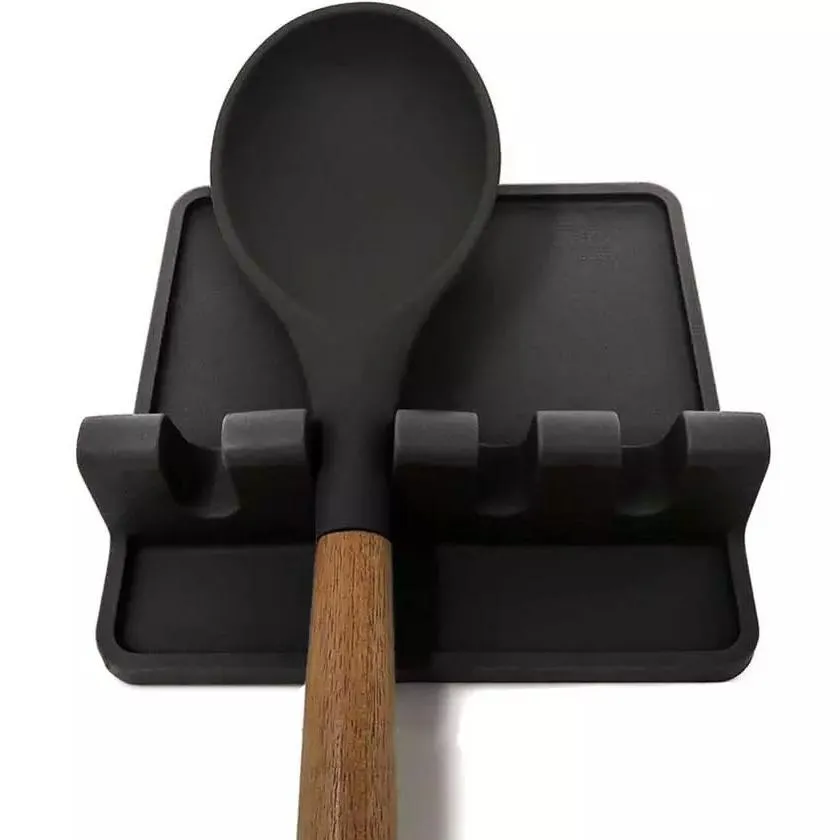 Silicone Spoon Rest with Drip Pad