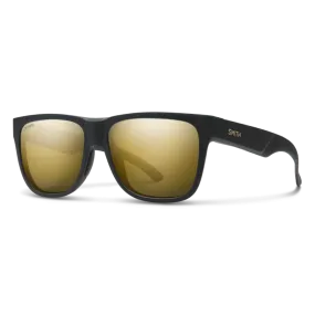 Smith Lowdown 2 Matte Black Gold Frame - ChromaPop Polarized Black Gold Lens - Polarized Sunglasses