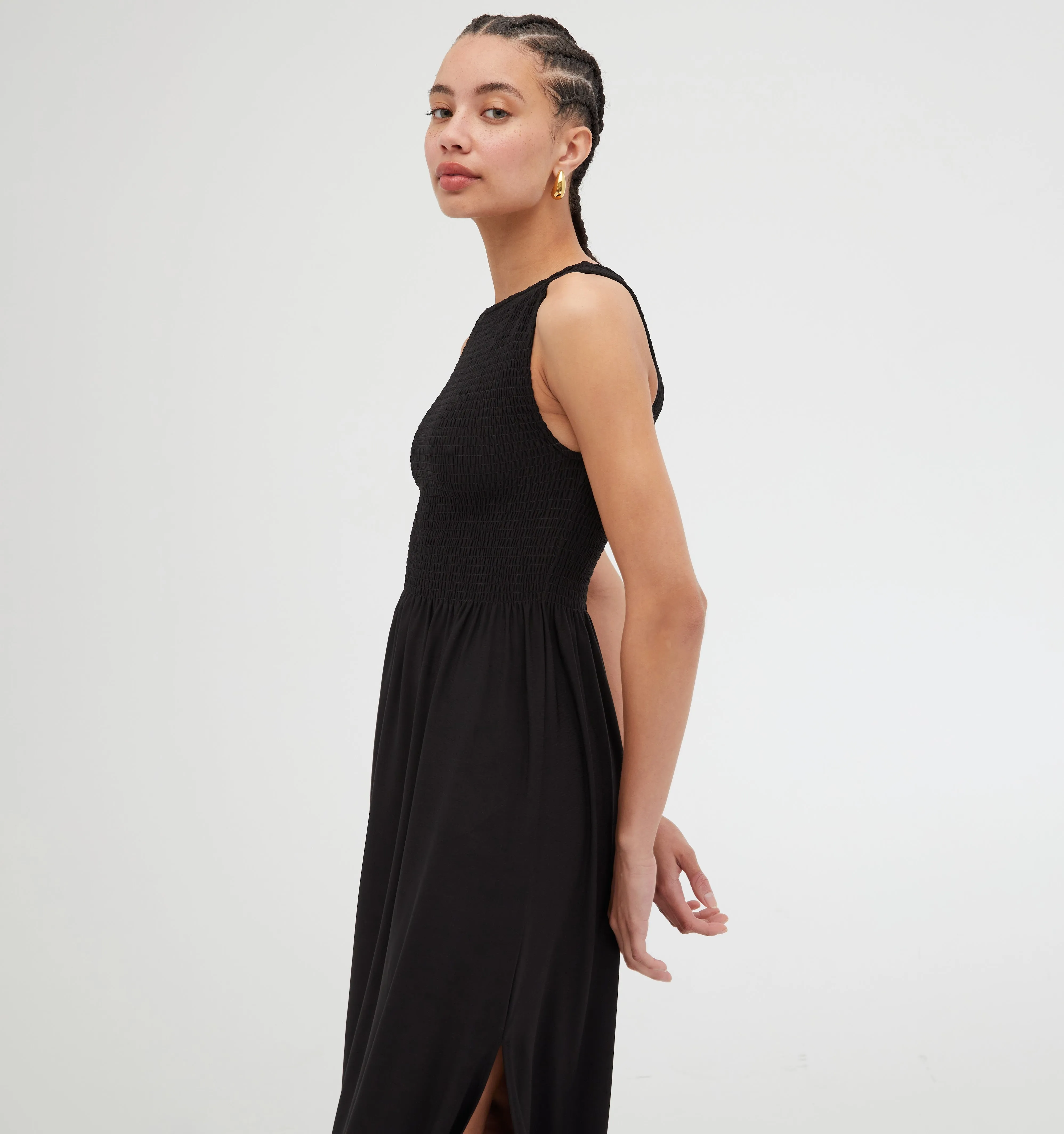 The Cosima Nap Dress - Black Jersey